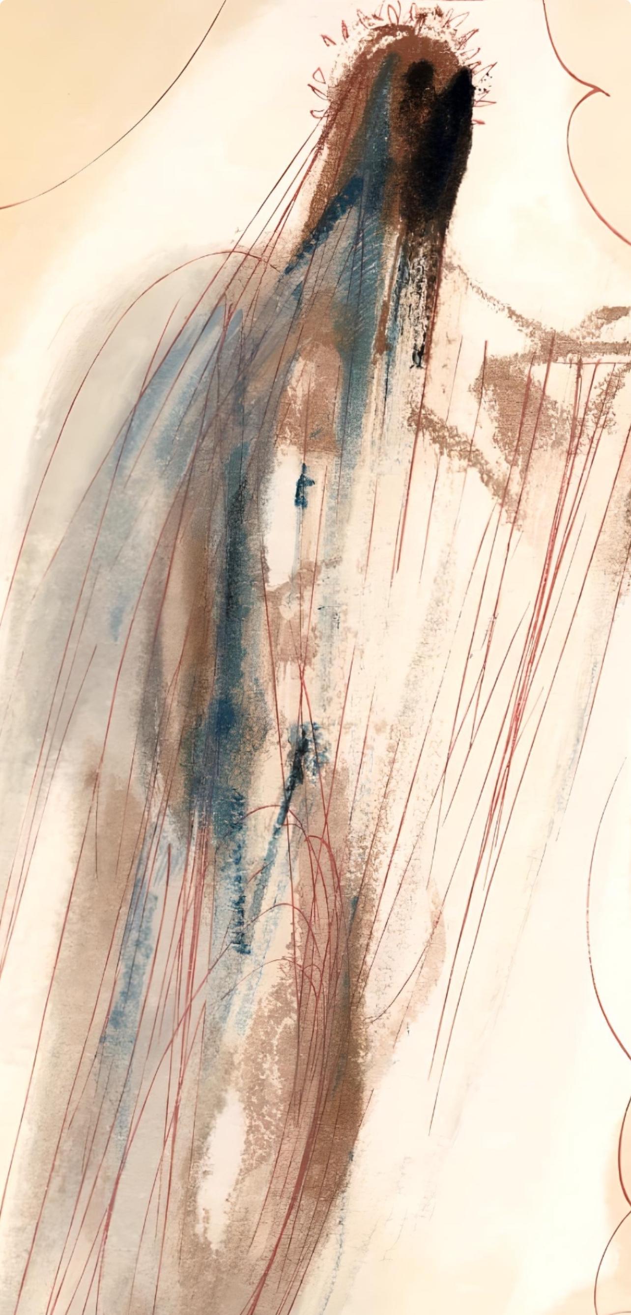 Le Paradis XXVII (Field 189-200; M/L 1039-1138), La Divine Comédie - White Landscape Print by Salvador Dalí