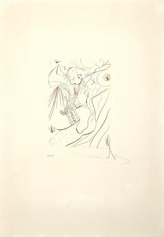 Le Peché Partagé - Etching attr. to Salvador Dalì - 1972