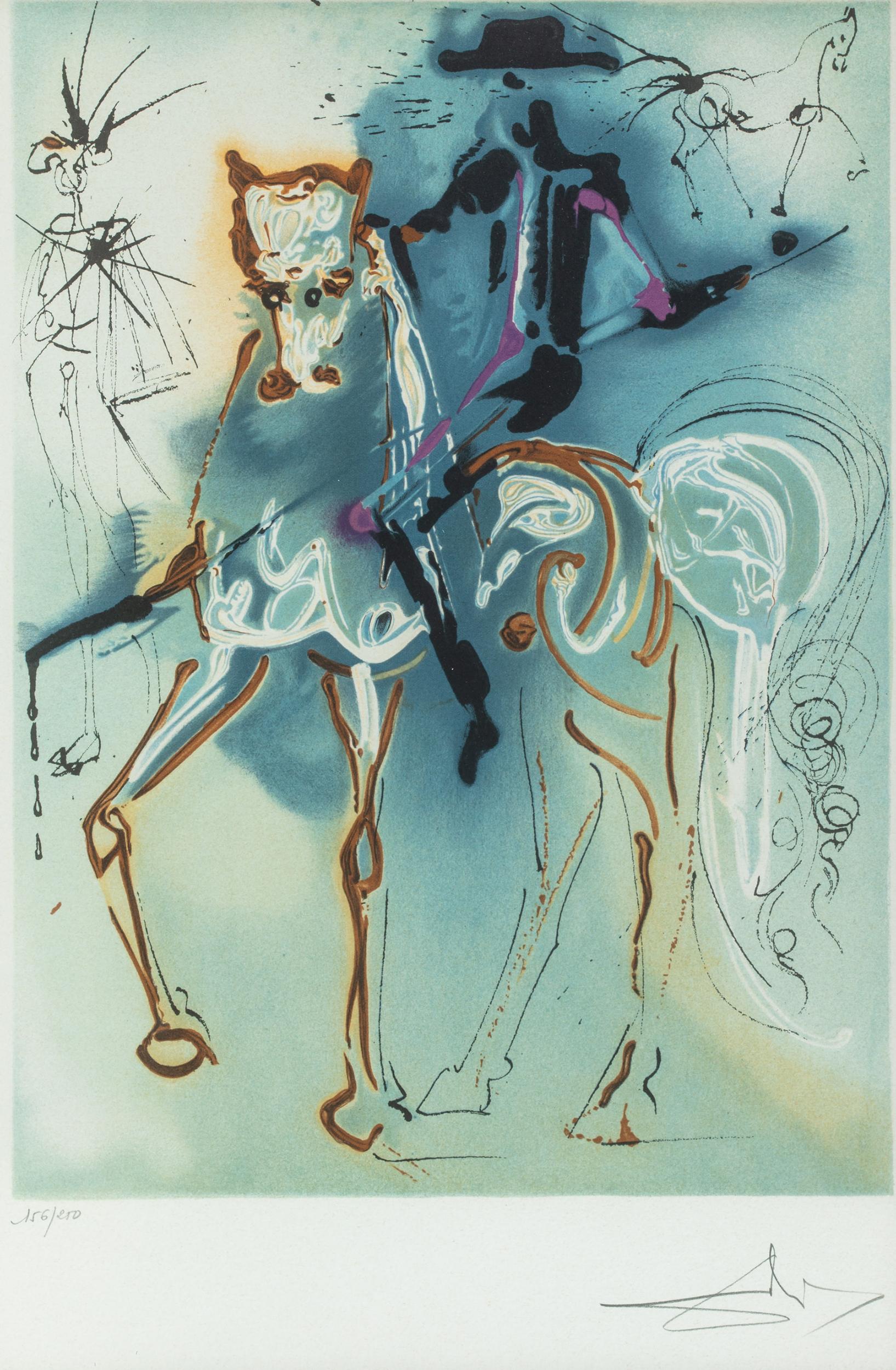 Le Picador, Surrealist Lithography by Salvador Dali - Print by Salvador Dalí