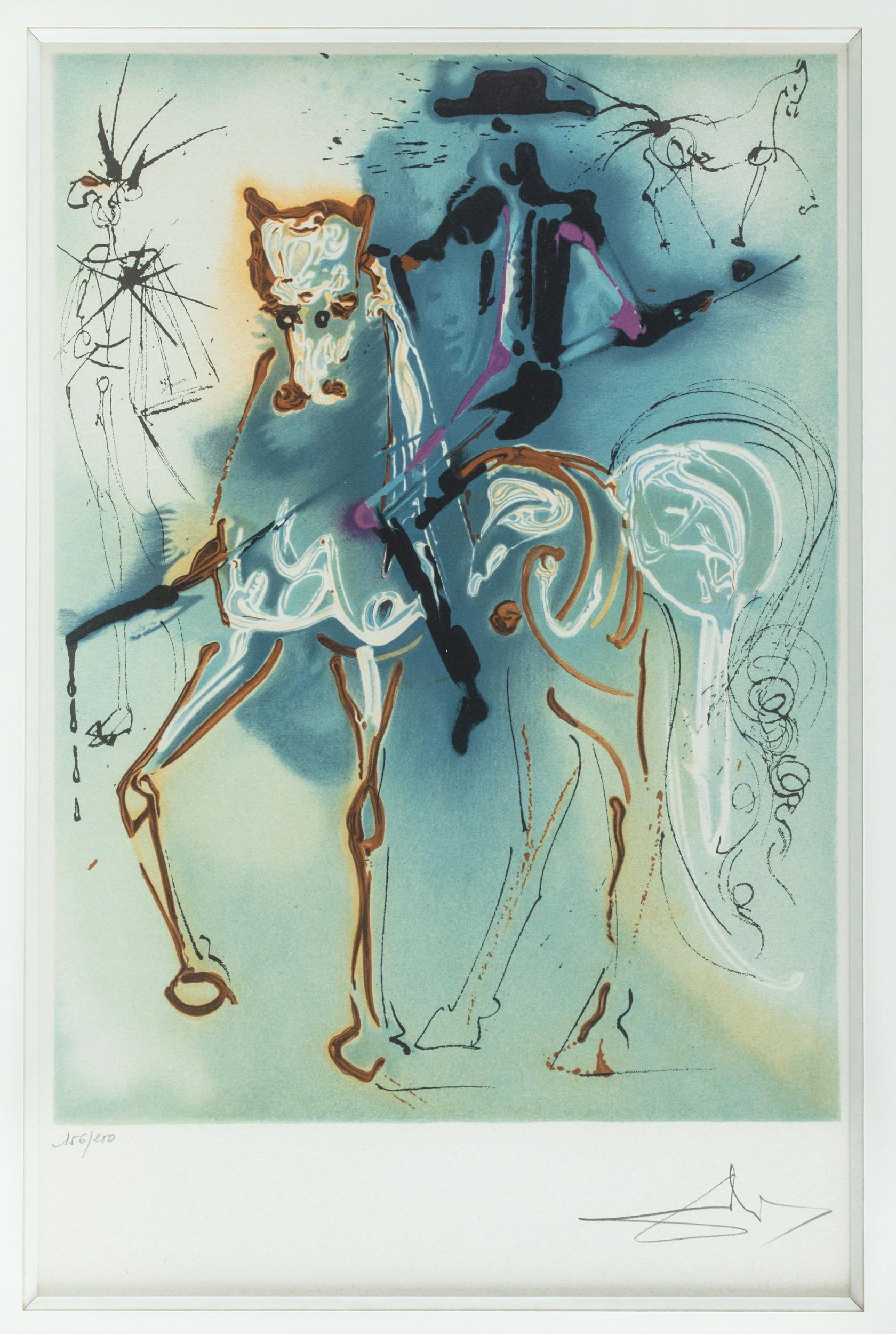 Salvador Dalí Animal Print - Le Picador, Surrealist Lithography by Salvador Dali