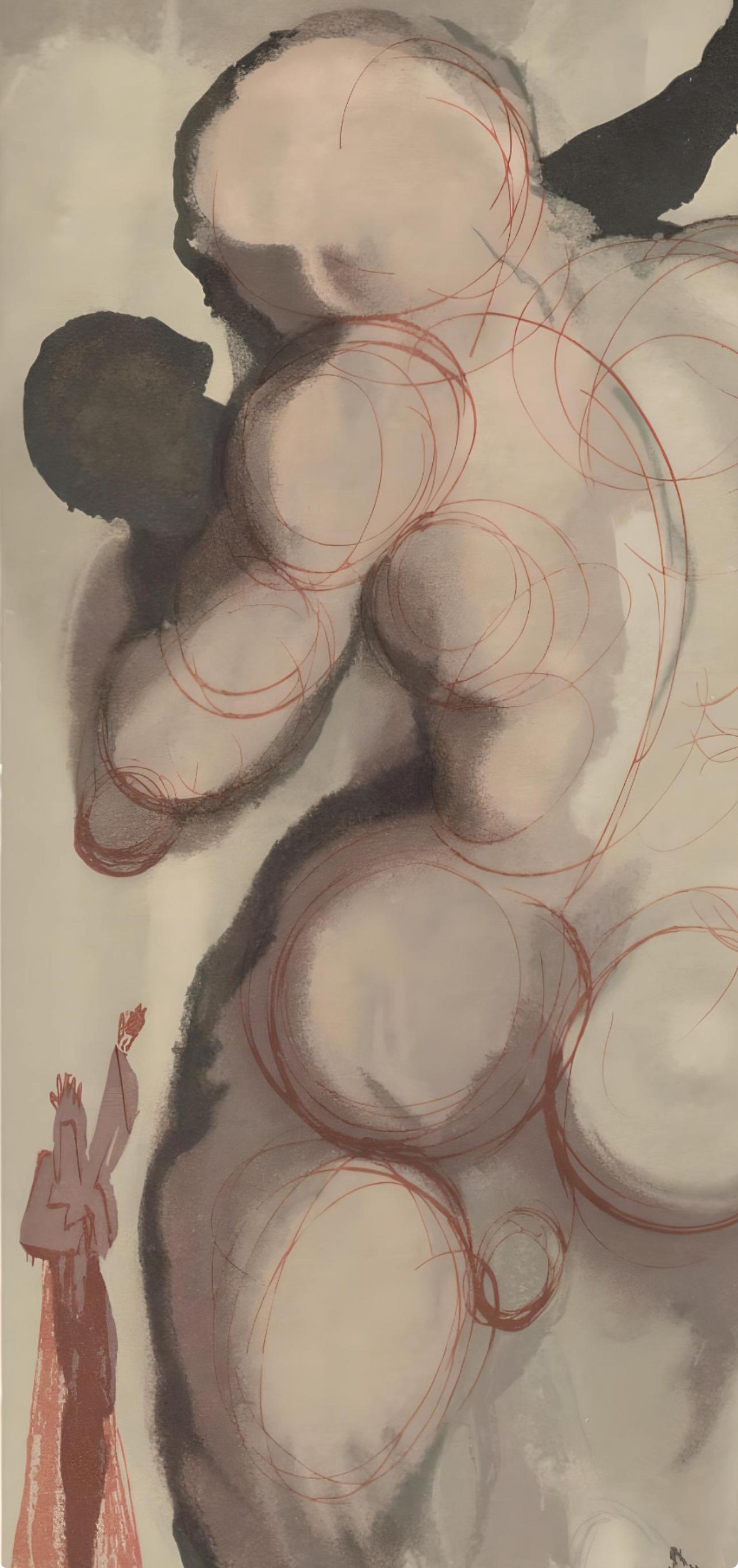 Le Purgatoire VI (Field 189-200; M/L 1039-1138), La Divine Comédie - Print by Salvador Dalí