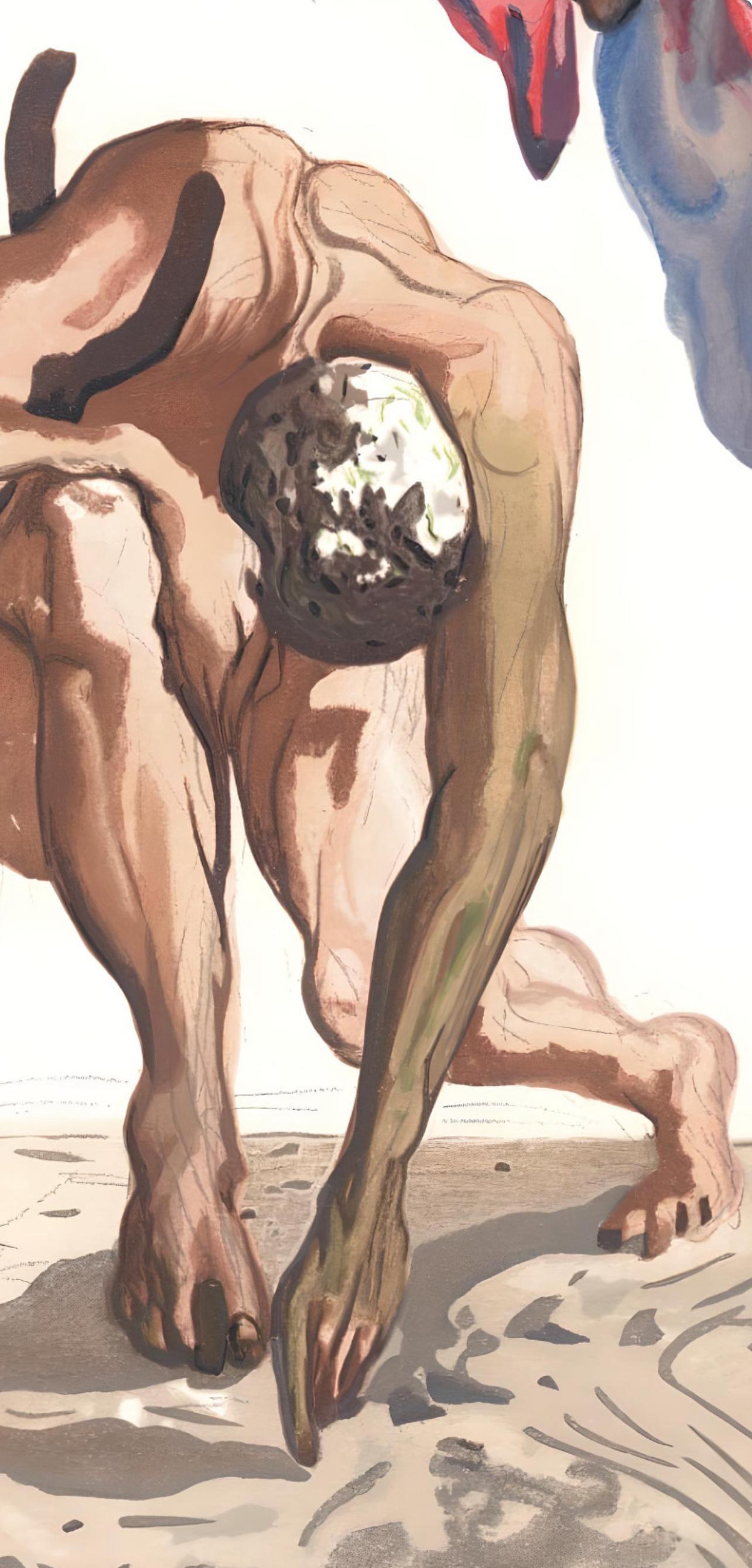 Le Purgatoire VII (Field 189-200; M/L 1039-1138), La Divine Comédie - Surrealist Print by Salvador Dalí