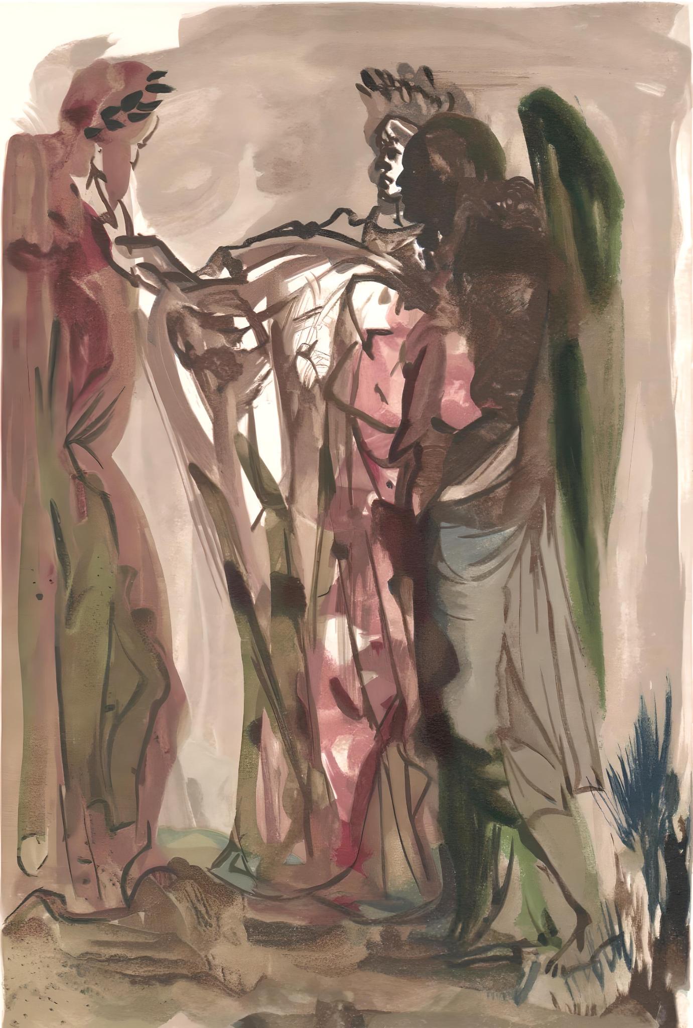 Salvador Dalí Figurative Print - Le Purgatoire XI (Field 189-200; M/L 1039-1138), La Divine Comédie