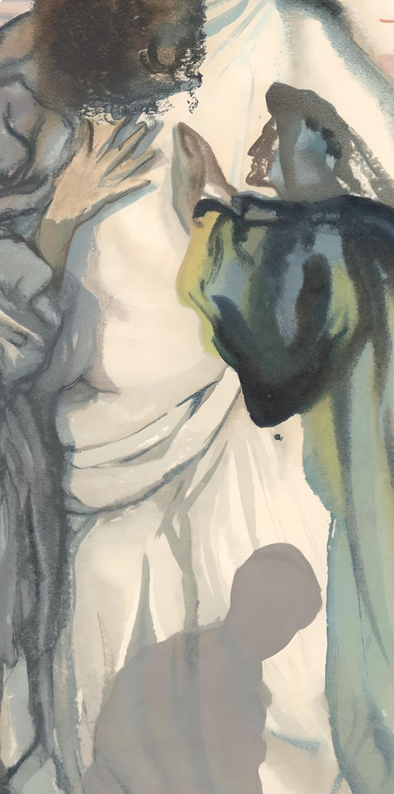 Le Purgatoire XIV (Field 189-200; M/L 1039-1138), La Divine Comédie - Surrealist Print by Salvador Dalí