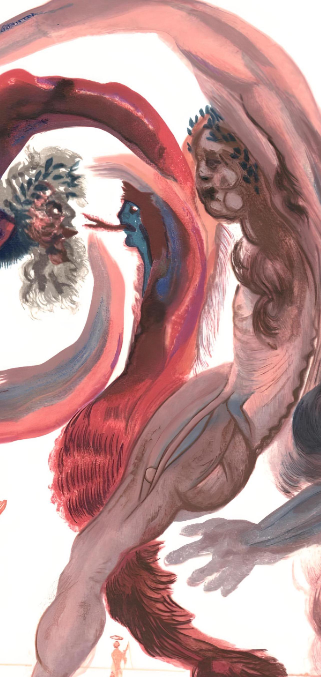 Le Purgatoire XVIII (Campo 189-200; M/L 1039-1138), La Divine Comédie - Print di Salvador Dalí