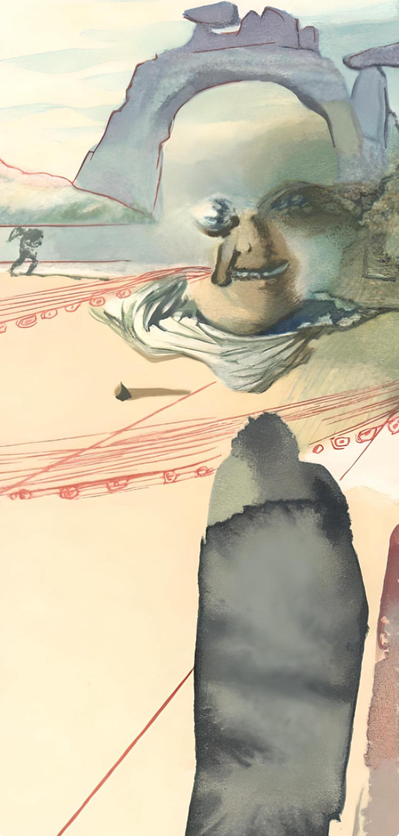 Le Purgatoire XX (Field 189-200; M/L 1039-1138), La Divine Comédie - Print by Salvador Dalí