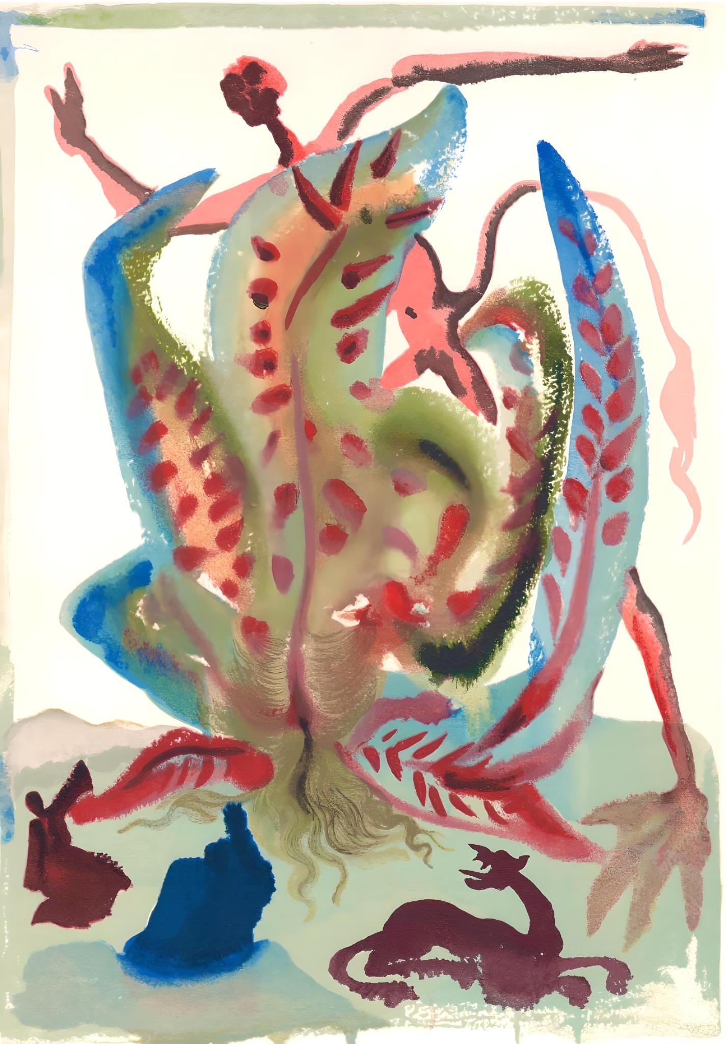 Salvador Dalí Figurative Print - Le Purgatoire XXIII (Field 189-200; M/L 1039-1138), La Divine Comédie