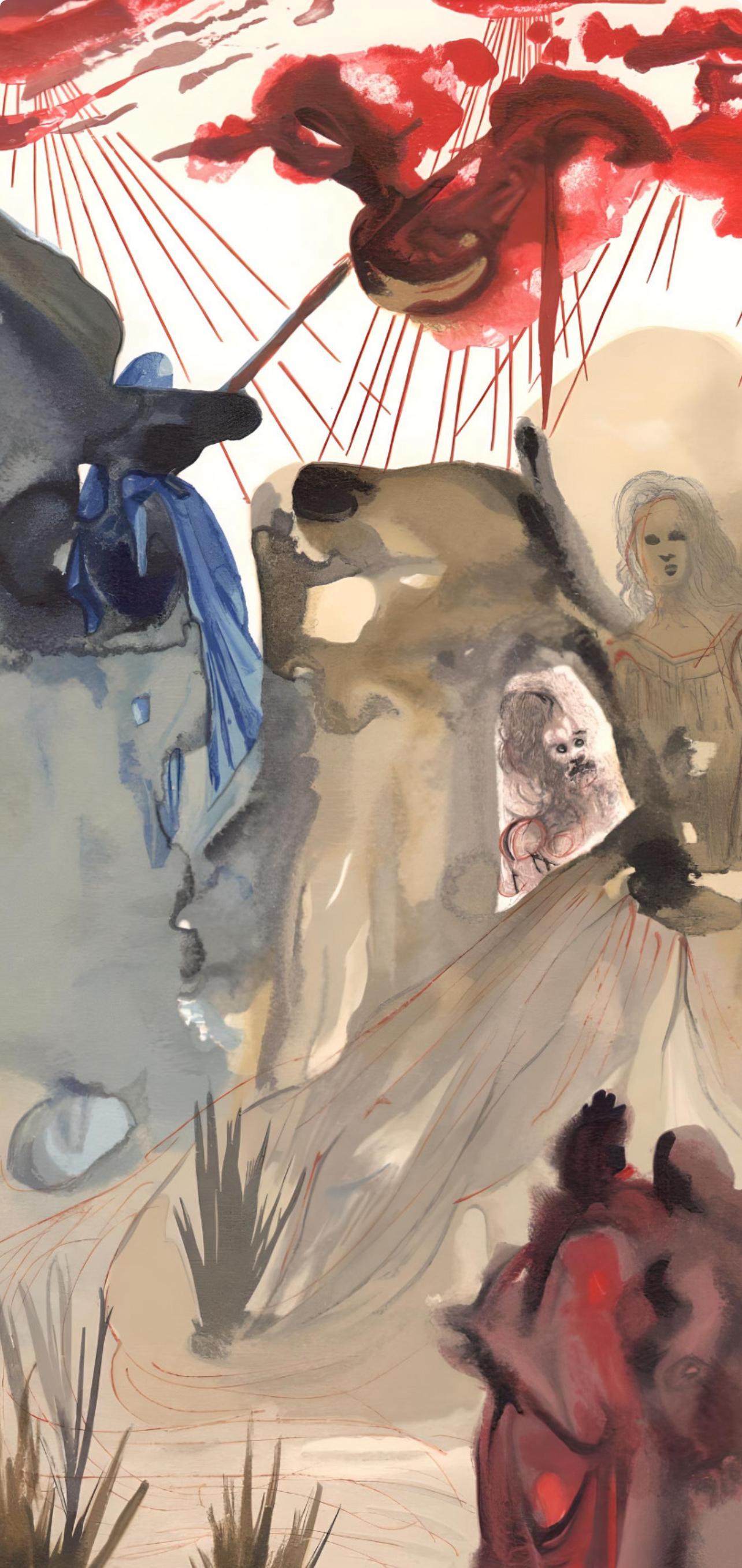 Le Purgatoire XXXIII (Campo 189-200; M/L 1039-1138), La Divine Comédie - Print Surrealista de Salvador Dalí