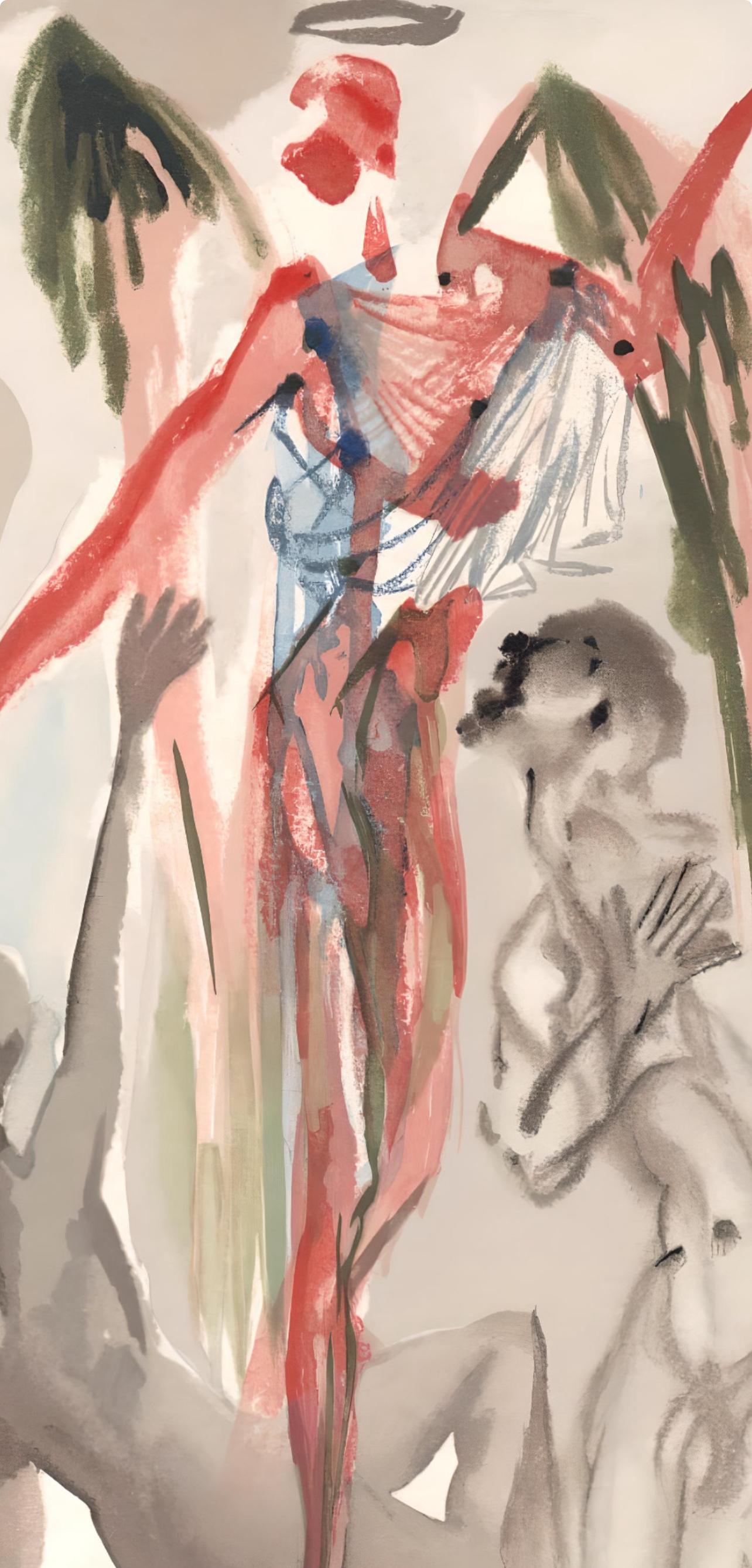 Le Purgatoire XXXVII (Field 189-200; M/L 1039-1138), La Divine Comédie - Surrealist Print by Salvador Dalí