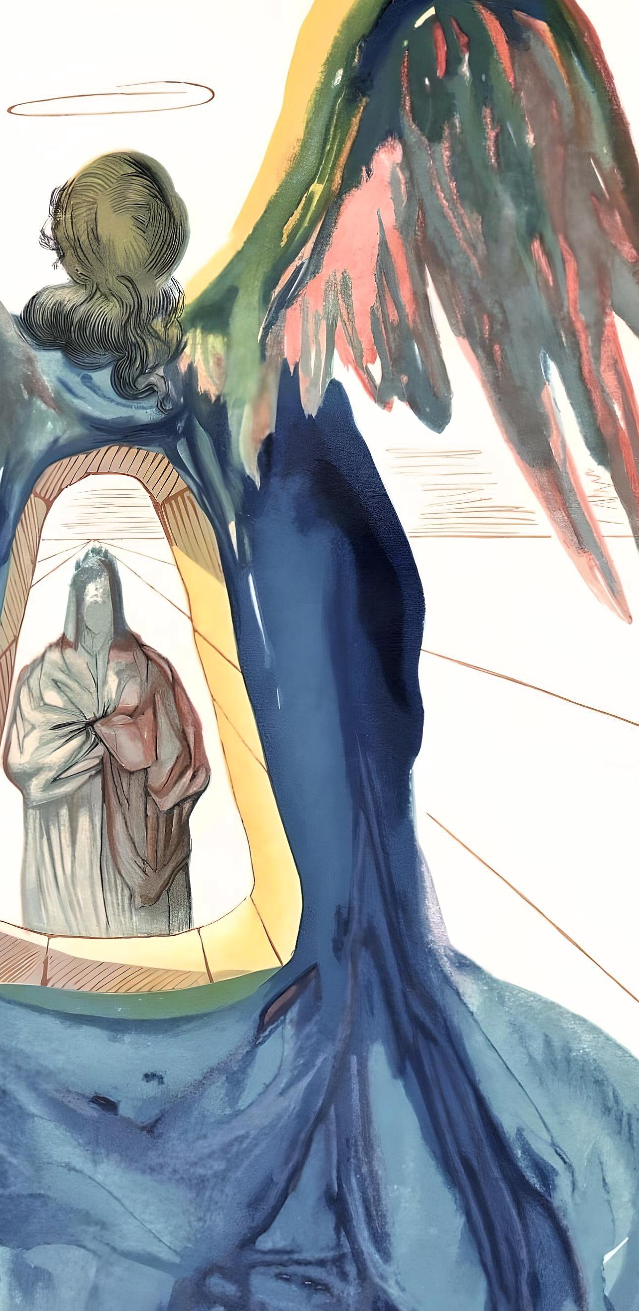 Le Purgatoire XXXVIII (Field 189-200; M/L 1039-1138), La Divine Comédie - Print by Salvador Dalí