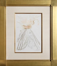 Le Roi Marc from Tristan et Iseult, Framed Engraving by Salvador Dali