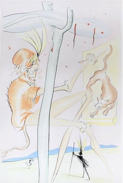Le Singe et le Léopard, Salvador Dali