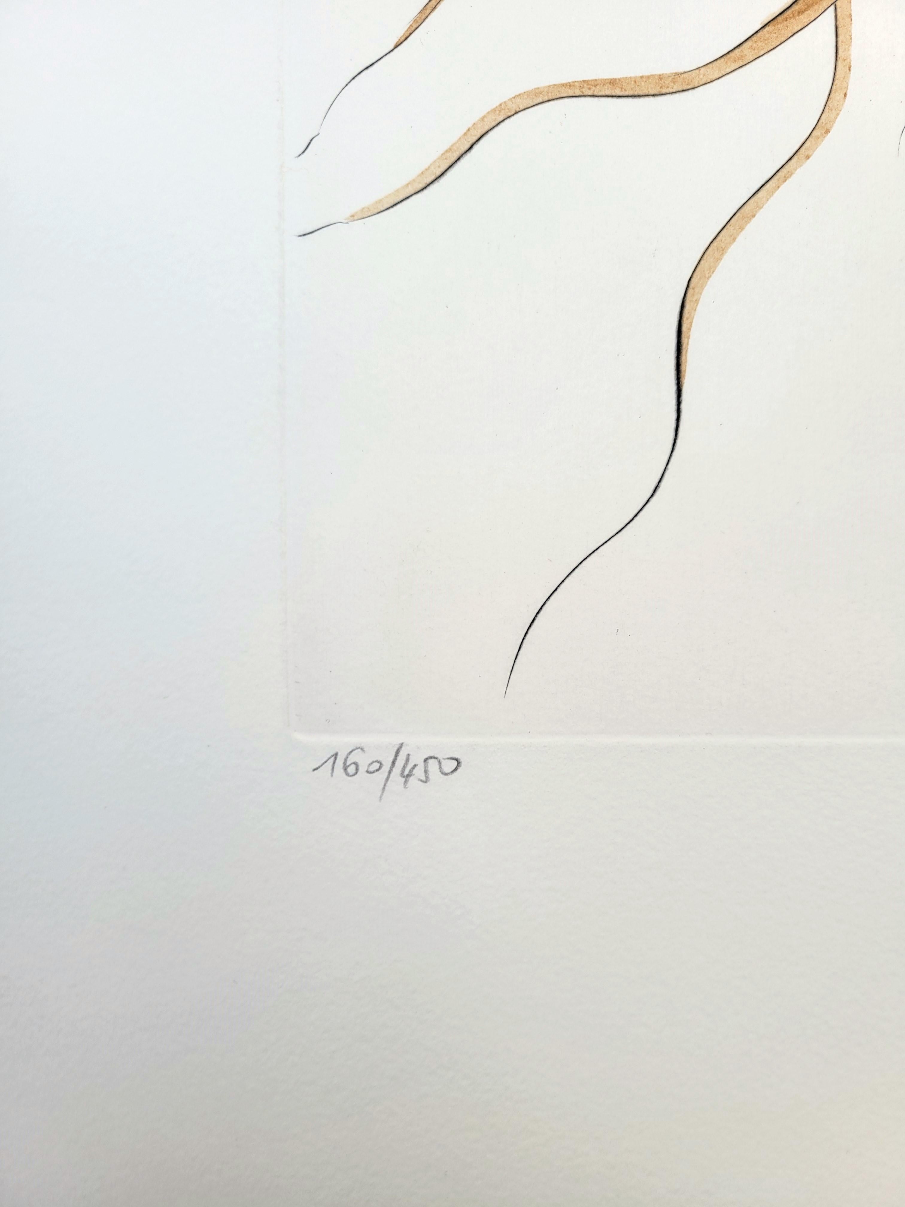 Le Téléphone (Hummertelefon) /// Salvador Dali Surrealismus Moderne Gravur im Angebot 6