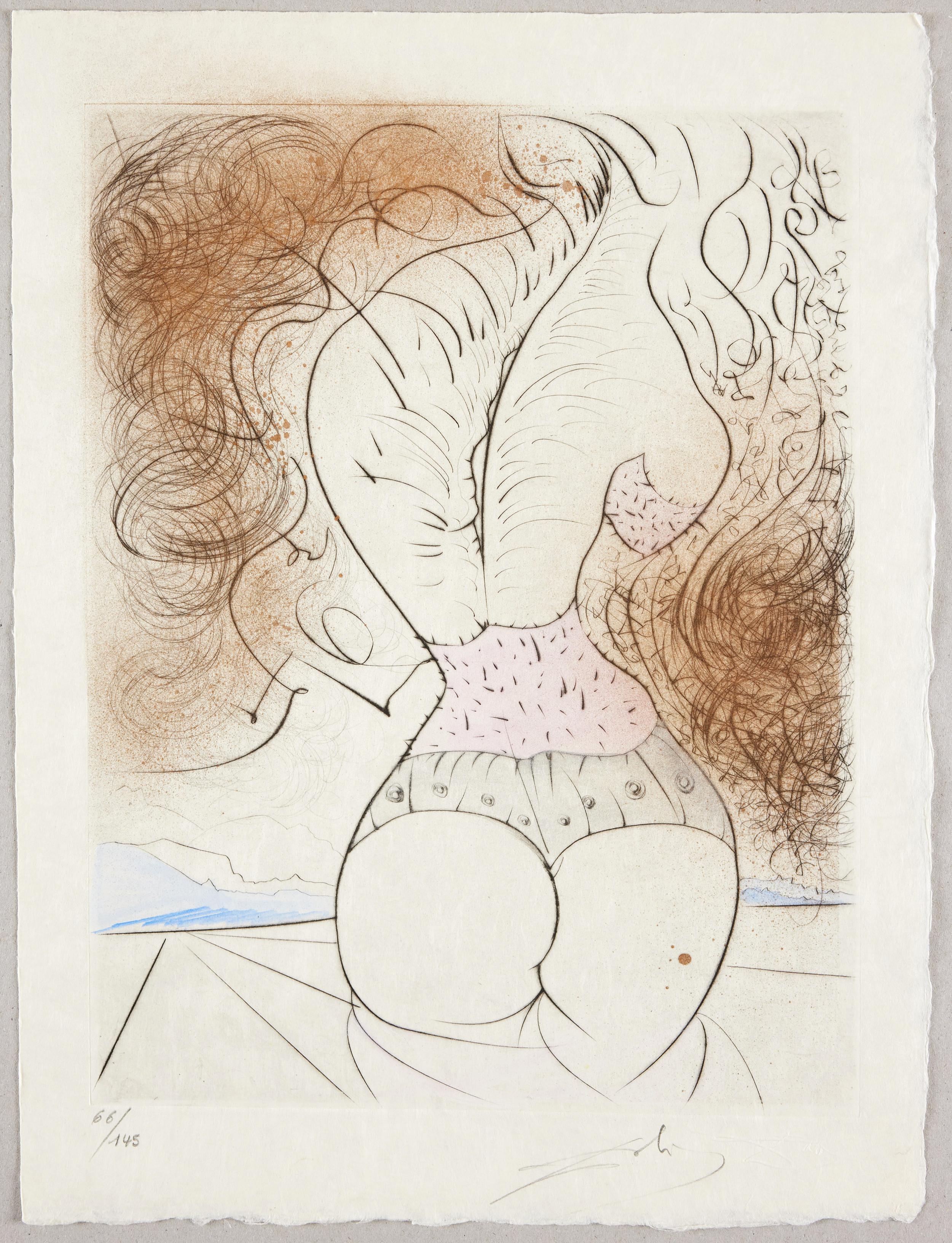 Le Torse - Print by Salvador Dalí
