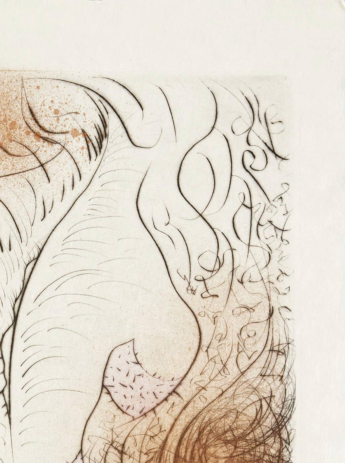 Le Torse - Beige Print by Salvador Dalí