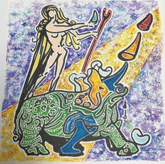 Le Vierge et Le Rhinoceros (The Virgin and the Rhinoceros) from Le Jungle Humain