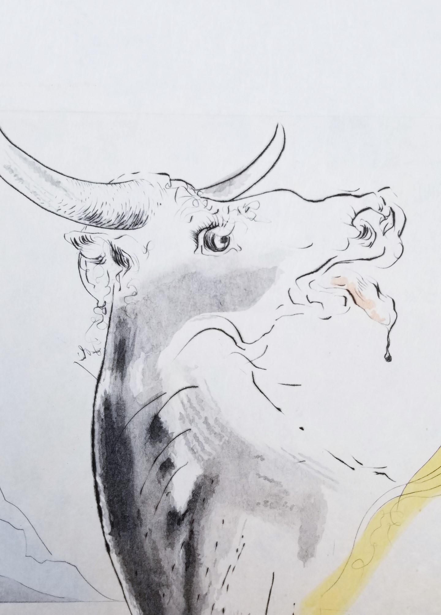 Le Viol d'Europe (The Rape of Europa) /// Surrealism Salvador Dali Mythology Art en venta 8