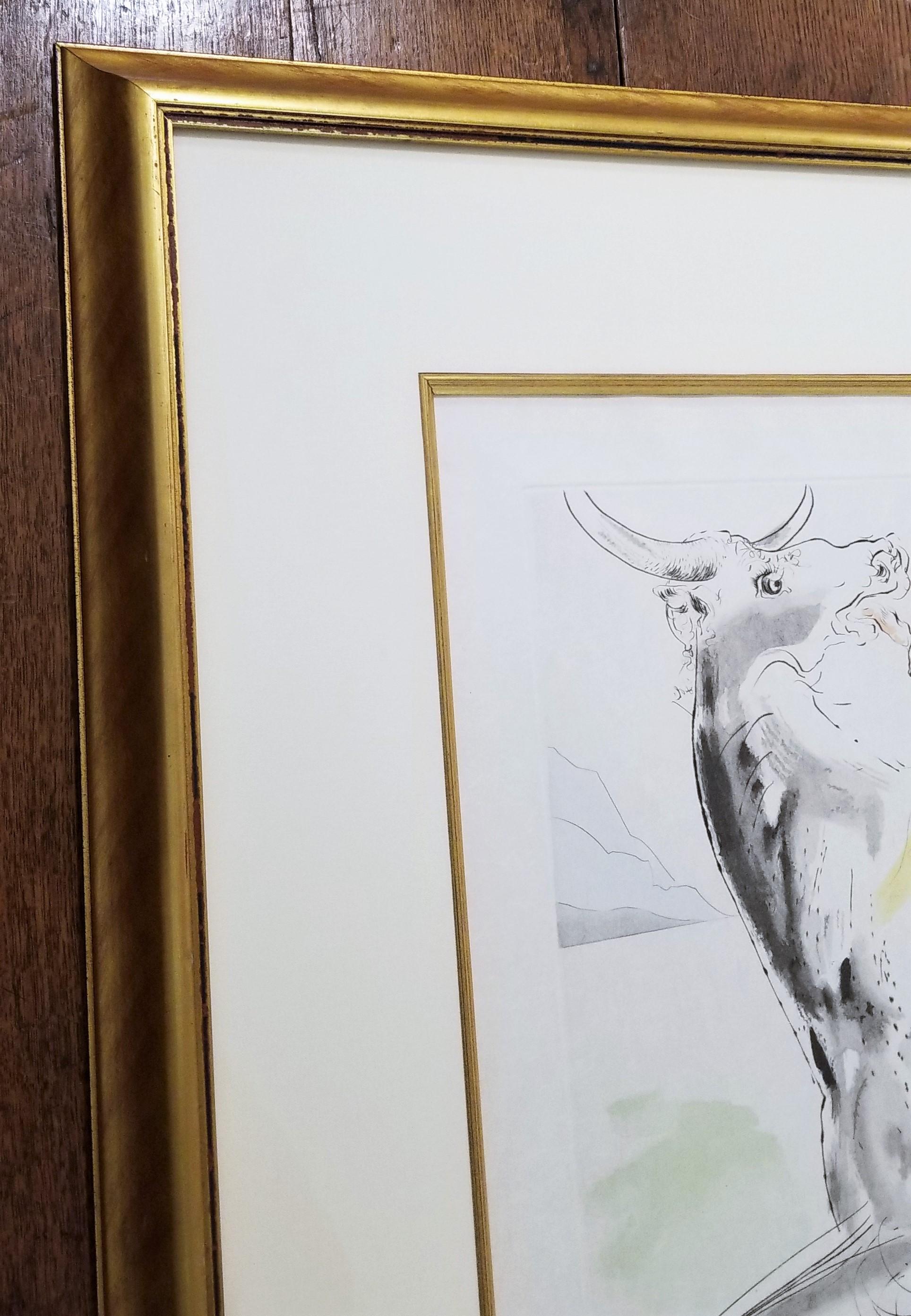 Le Viol d'Europe (The Rape of Europa) /// Surrealism Salvador Dali Mythology Art en venta 1