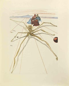 Lasciare la Terrazza della Rabbia - Xilografia - 1963