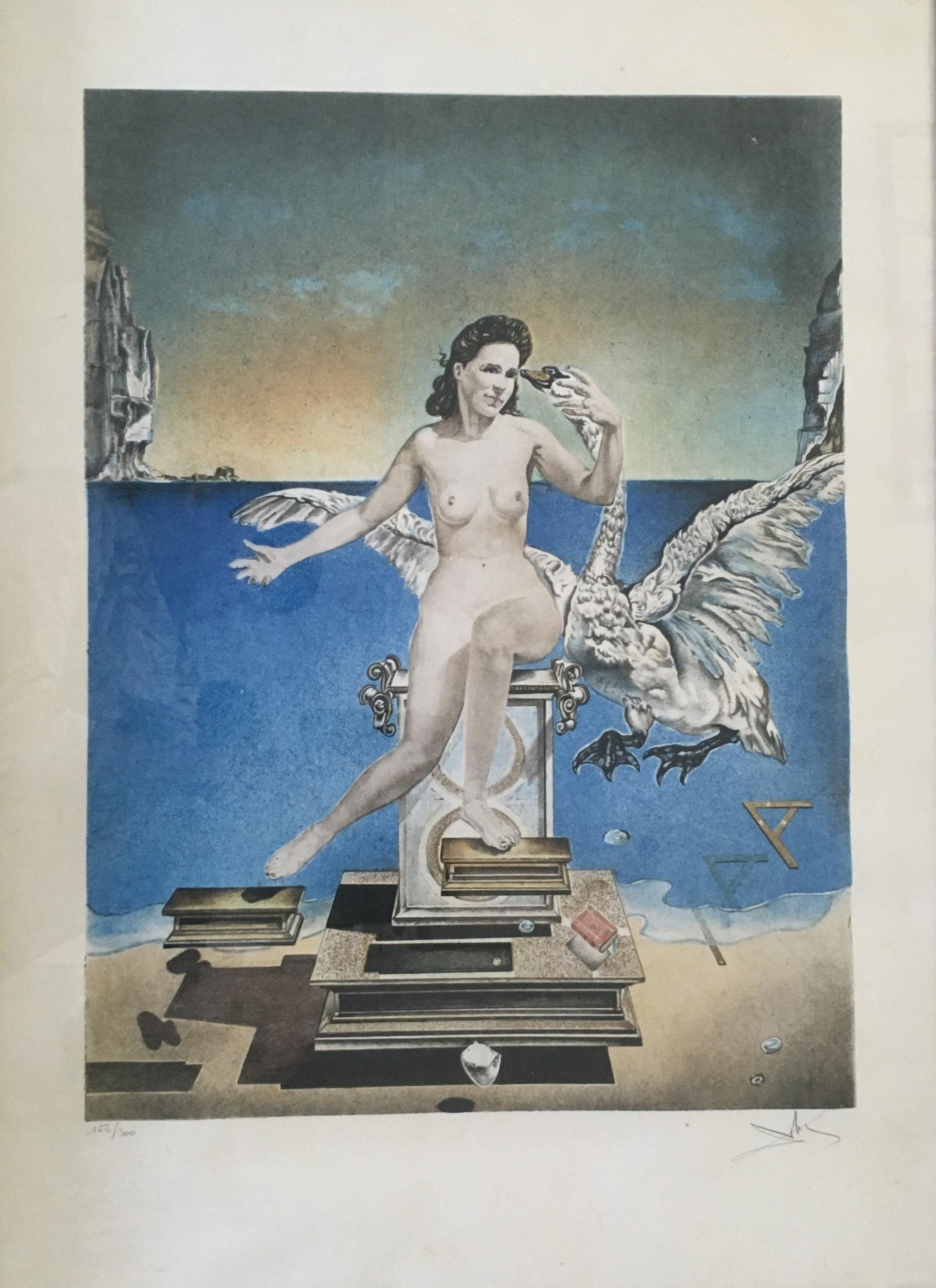 Leda Atomica, Lithograph Signed Numbered and Stamped - Print by Salvador Dalí