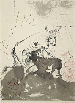 Leo Quasi Bos Comedens Paleas – Lithographie – 1964