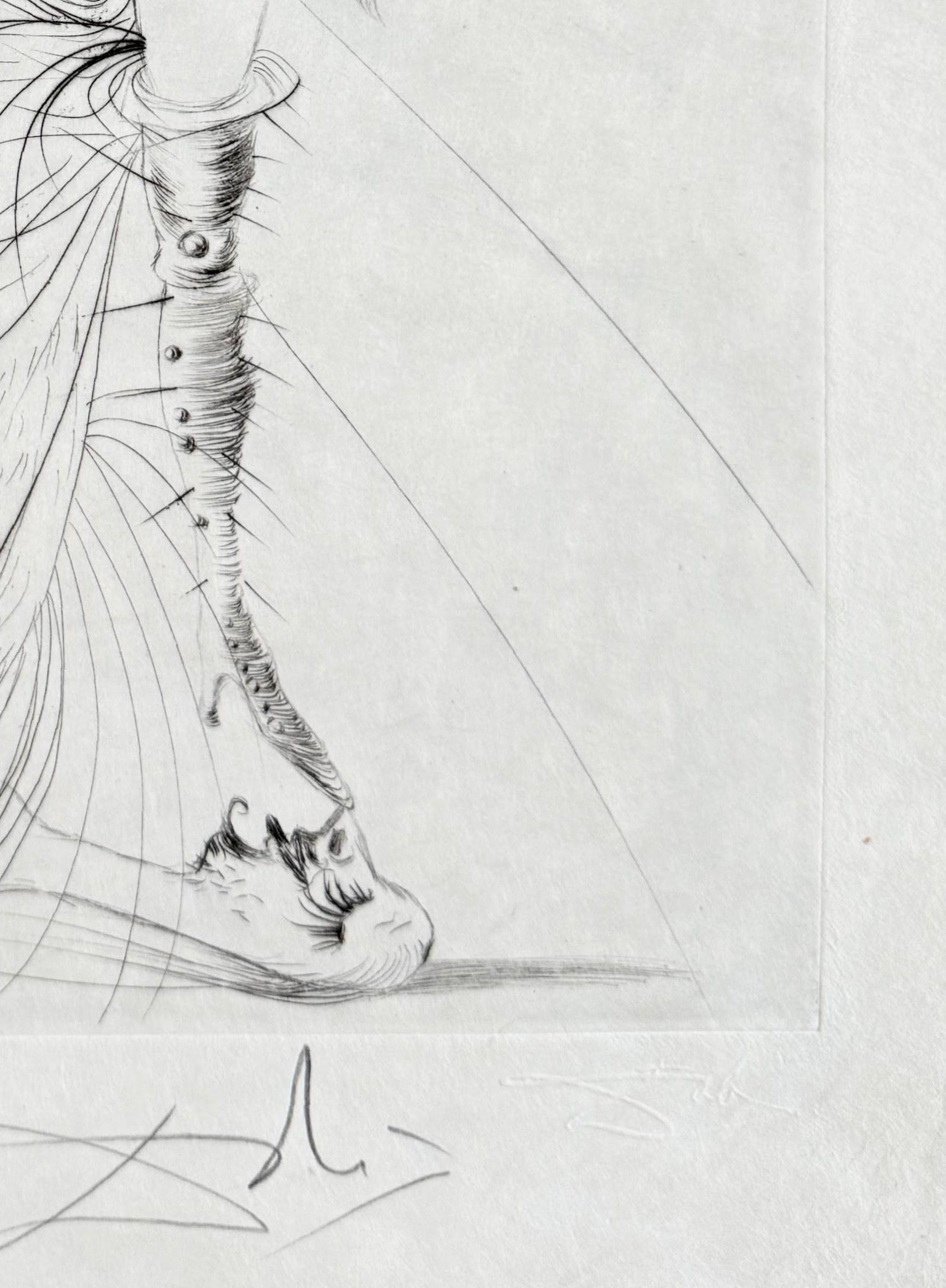 Les Aigrettes - Print by Salvador Dalí