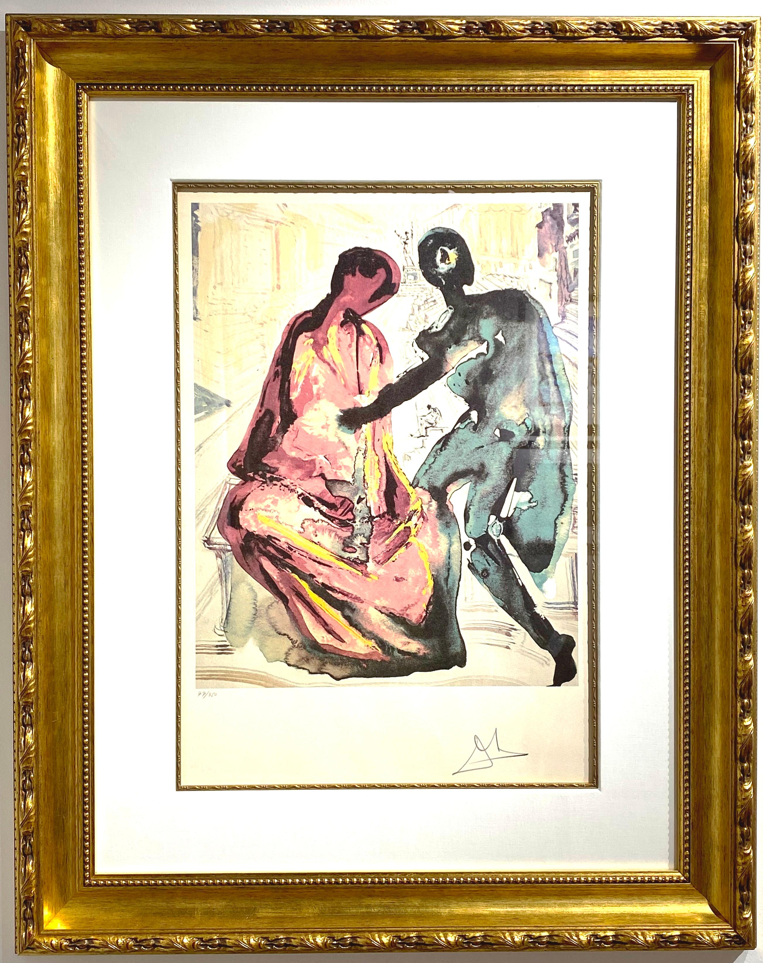 Salvador Dali Les Amourex: Anthony & Cleopatra, Lancelot & Guinevere, Adam & Eve - Print by Salvador Dalí