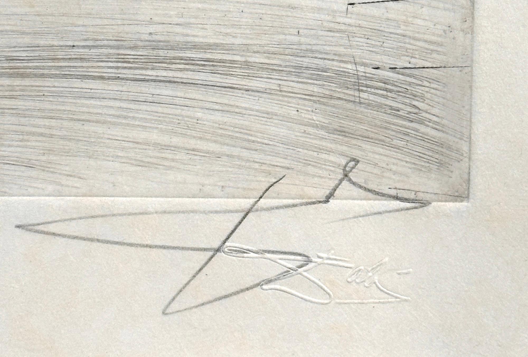Les Amours de Cassandre Die Fee (Surrealismus), Print, von Salvador Dalí