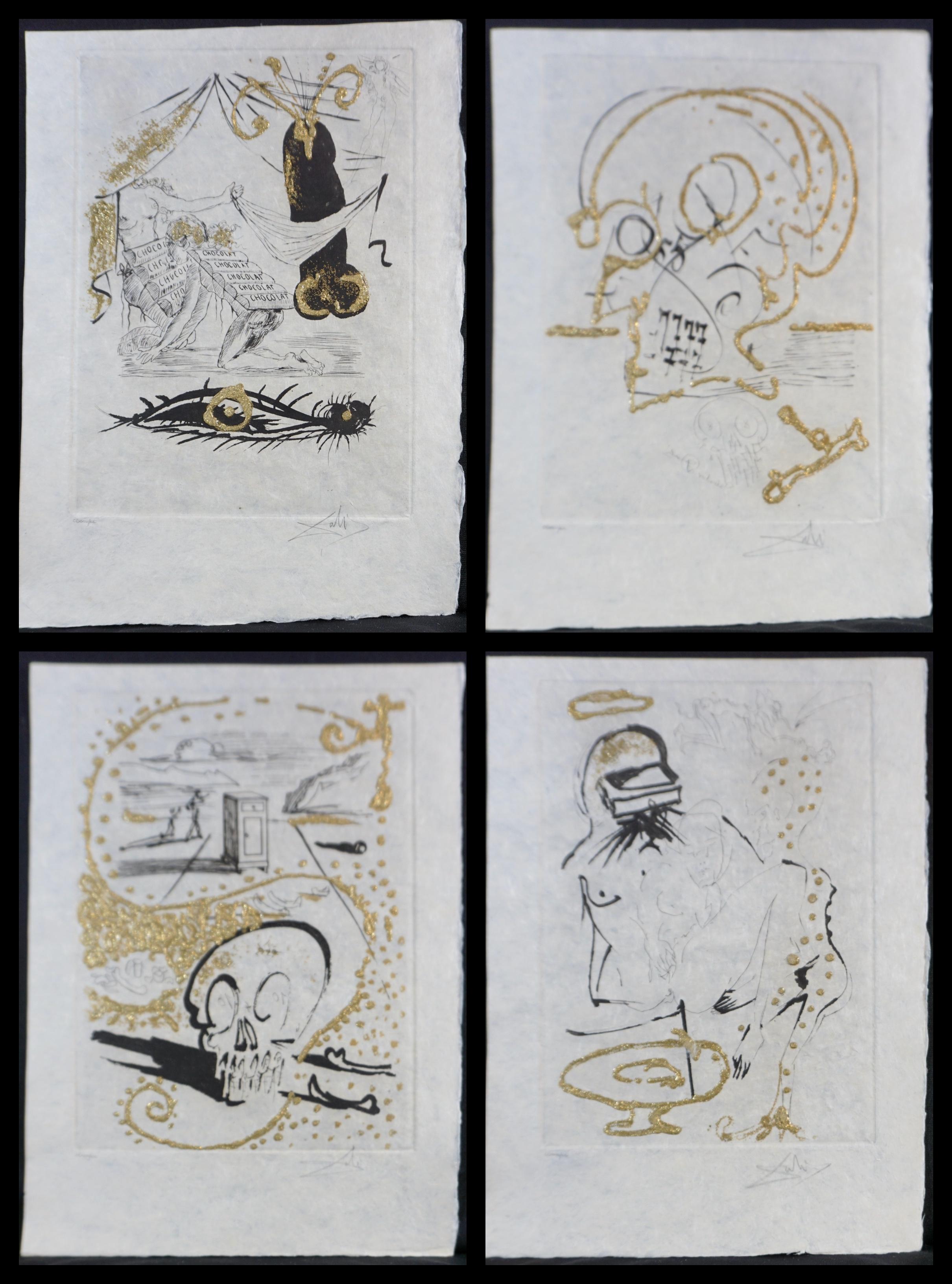 Les Amours Jaunes Suite - Print by Salvador Dalí
