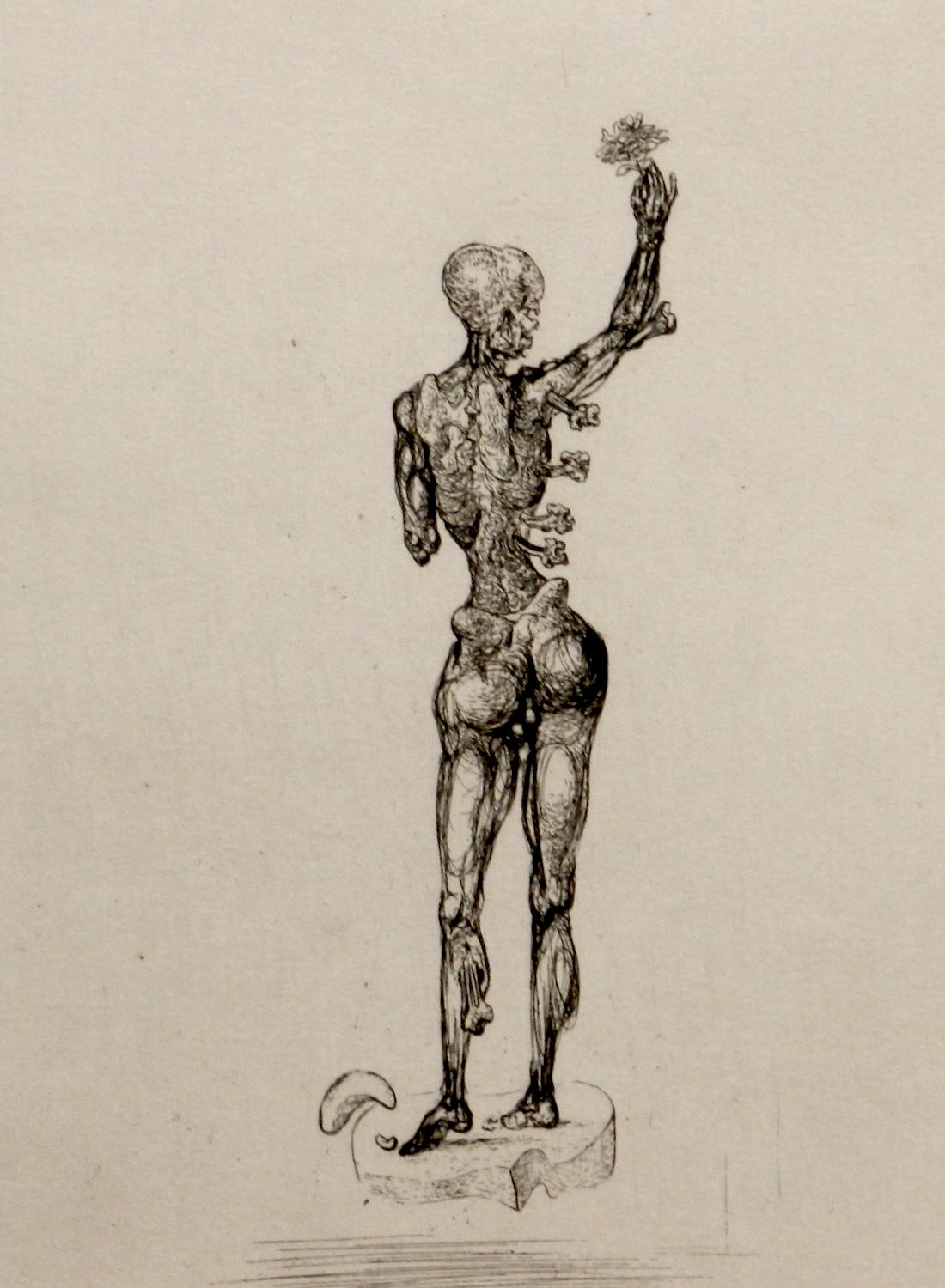 Les Chantes de Maldoror  (figura) El triunfo de la rosa - Print de Salvador Dalí