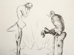 Les Chants de Maldoror, Surrealist Etching by Salvador Dali