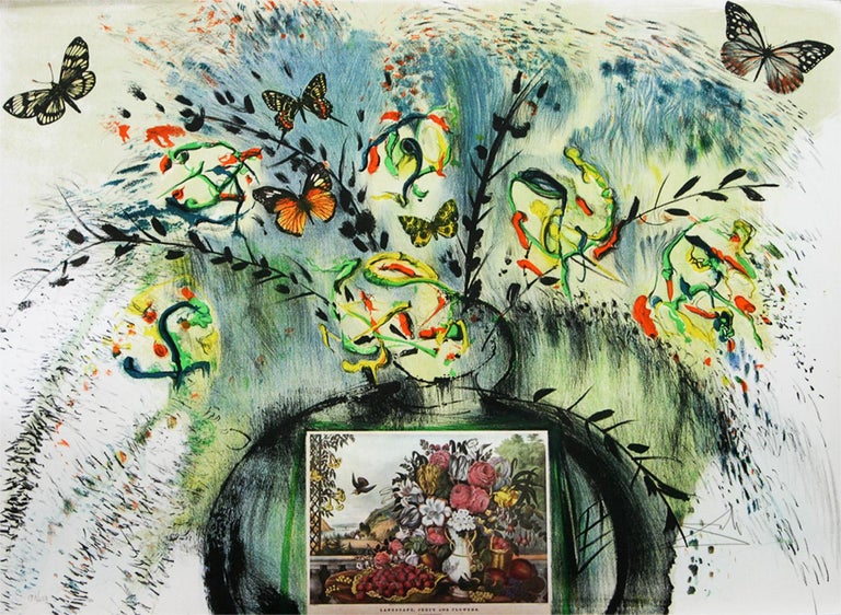 Salvador Dali Les Fleurs Et Fruits Salvador Dali Currier And