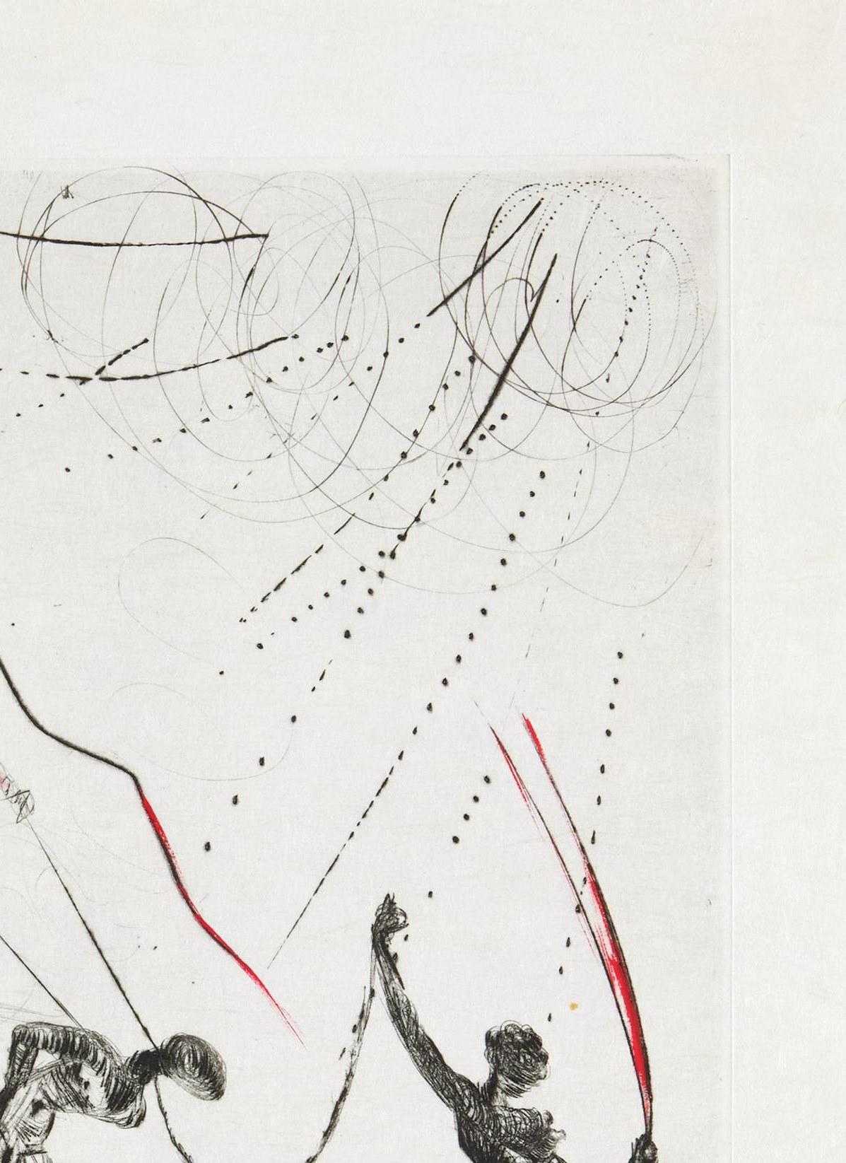 Salvador Dali (1904-1989) - Les Négresses

Etching from 1969.

66/145 on Japan papaer.

Dimensions of work: 38 x 28.5 cm.

Hand signed.

Publisher: Graphik Europa Anstalt.

Reference: Michler/Löpsinger 363f.

The work is in Excellent condition.

