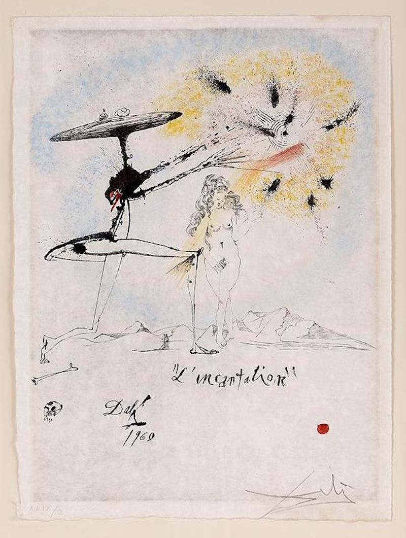 Salvador Dalí Print - Les Rois Mages L’Incantation