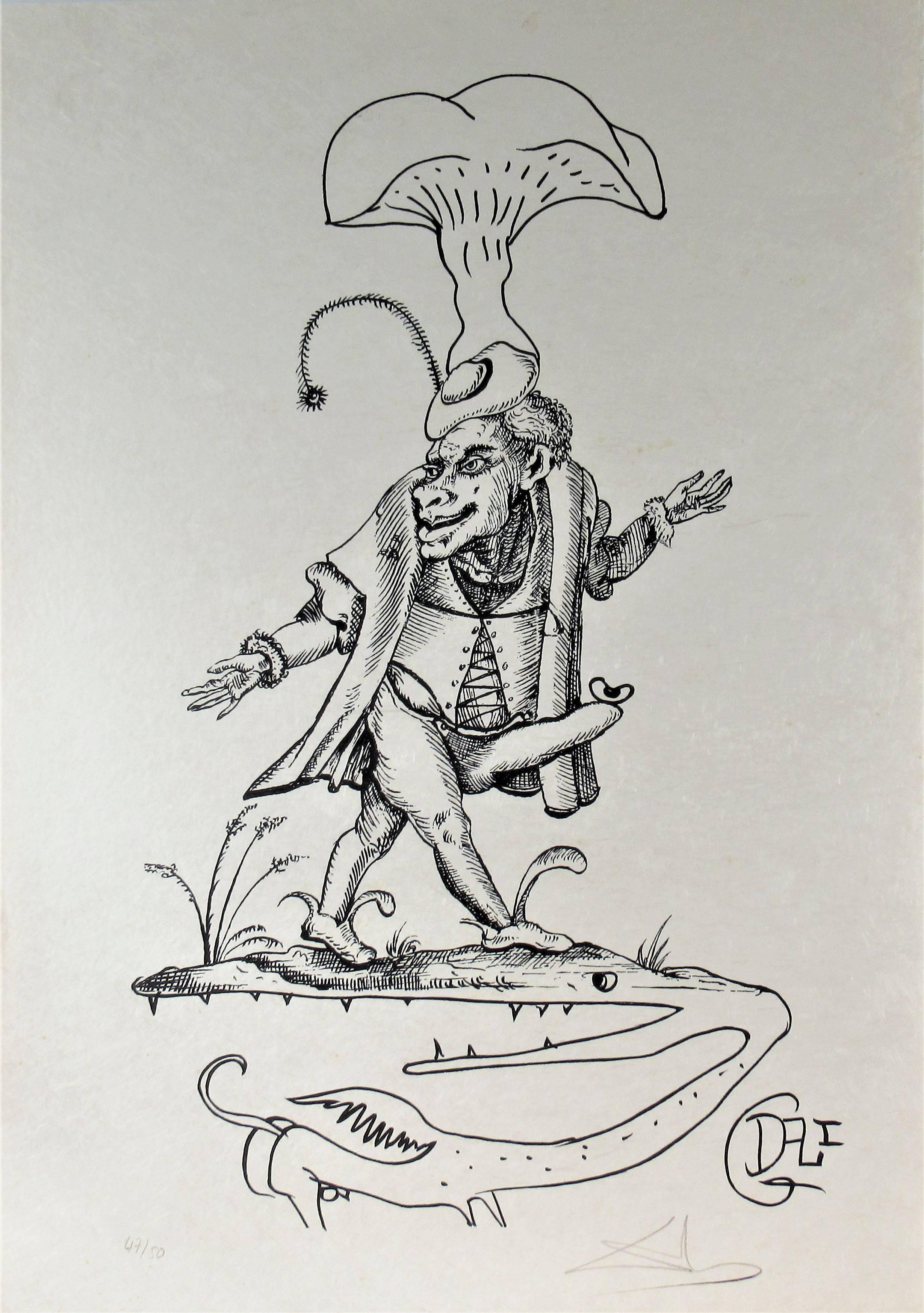 Salvador Dalí Print - Les Songes Drolatiques de Pantagruel