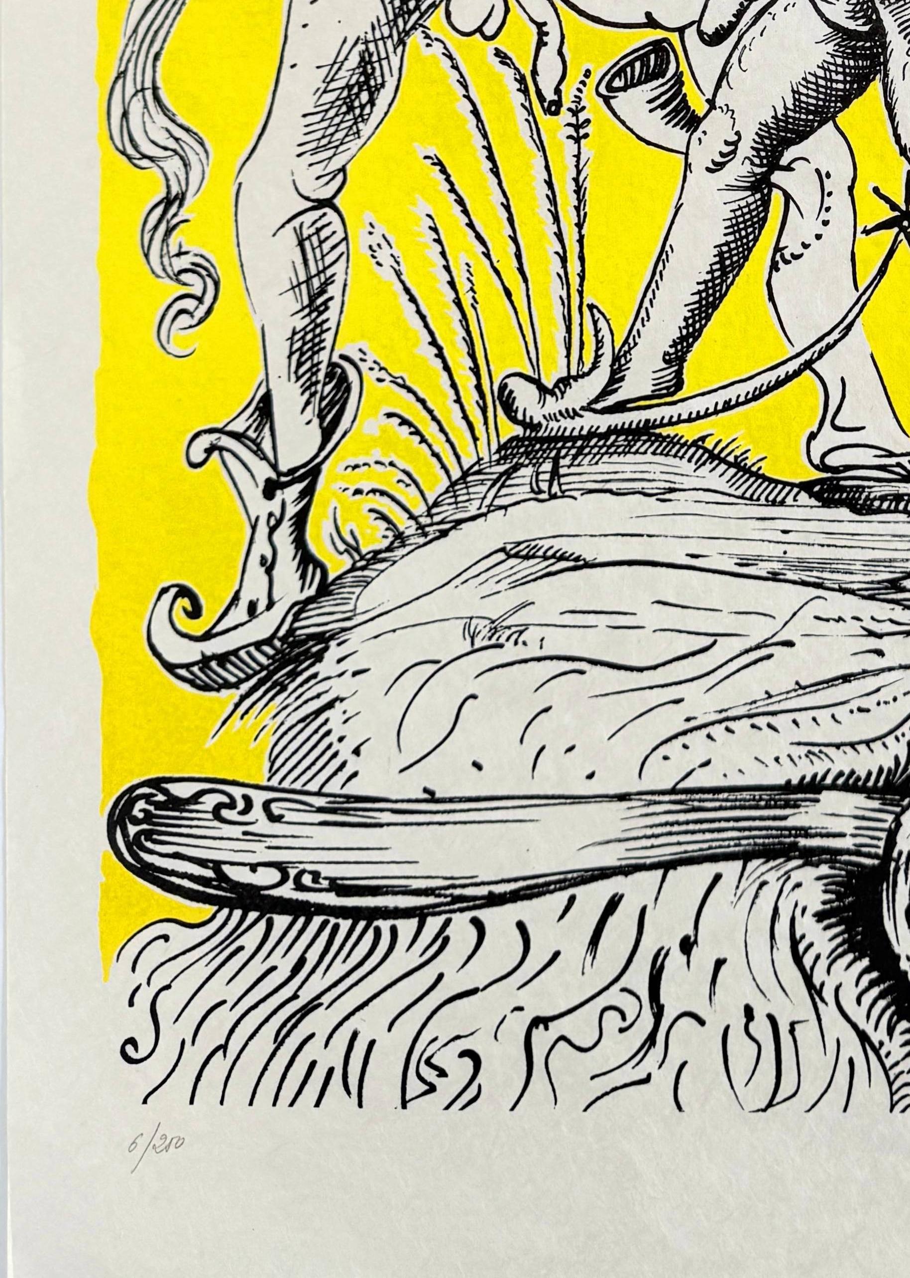 Salvador Dalì (1904-1989) - Les Songes Drôlatiques de Pantagruel, Planche II

Litografia del 1973.

Edizione 6/250 su carta Japon.

Dimensioni dell'opera: 76 x 56 cm

Editore: Carpentier.

Stampato da Atelier A Grapholith.

L'opera è in condizioni