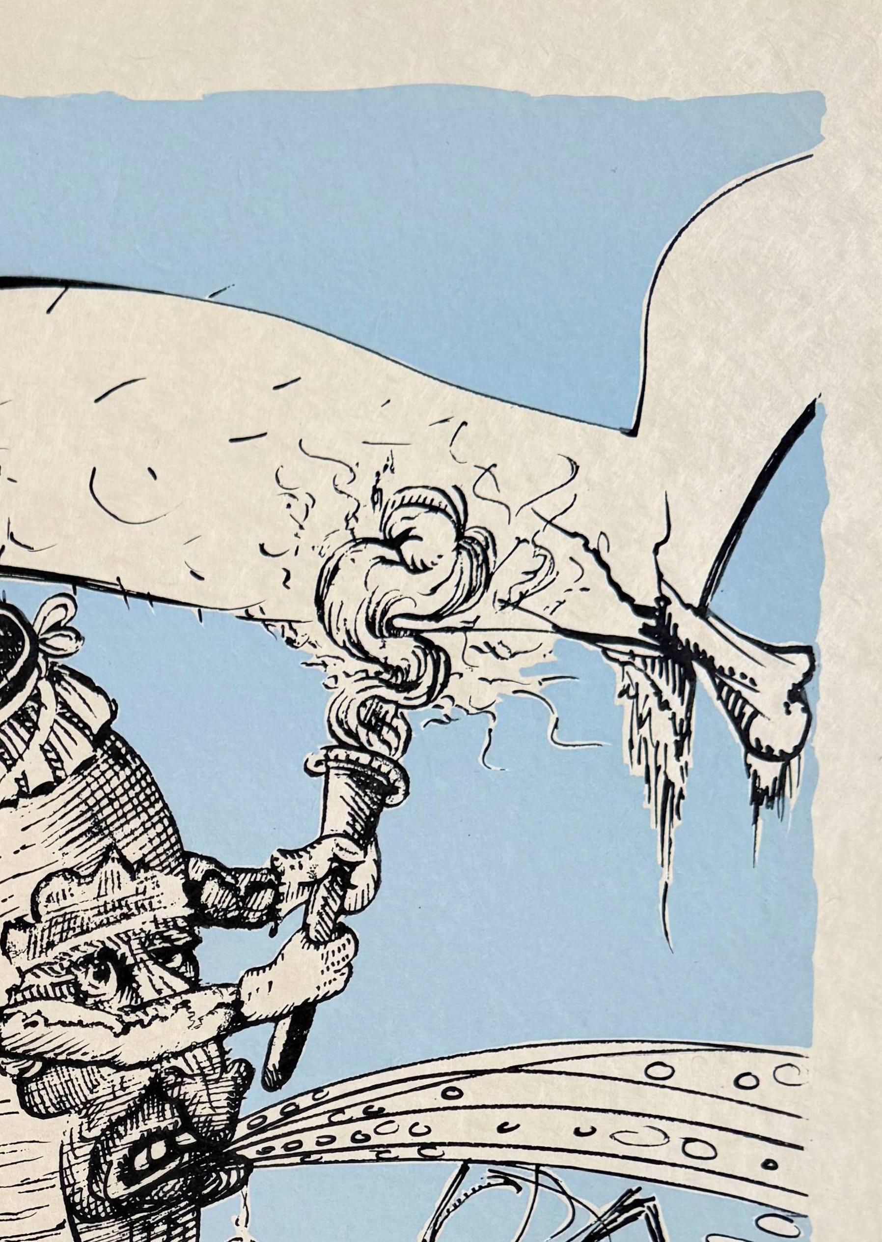 Salvador Dalí (1904-1989) - Las Canciones Drôlatiques de Pantagruel, Plancha V

Litografía de 1973.

Edición 6/250 en papel Japón.

Dimensiones de la obra: 76 x 56 cm

Editorial: Carpentier.

Impreso por Atelier Grapholith.

La obra está en
