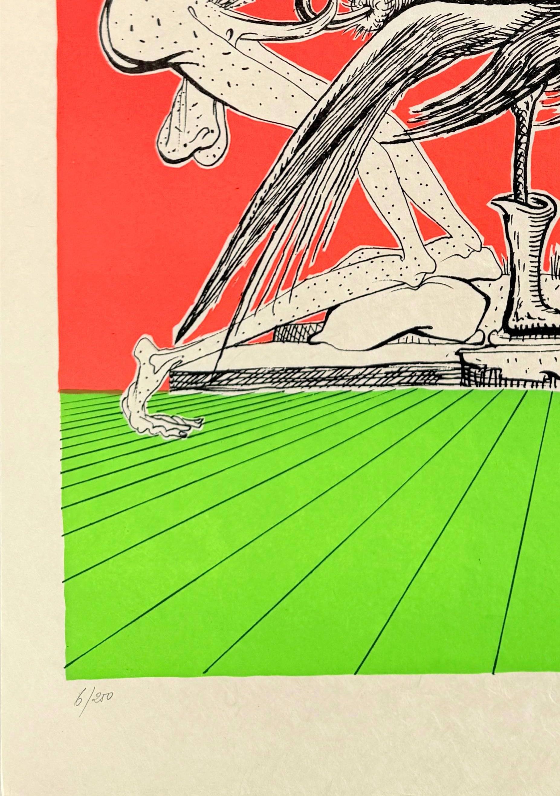 Salvador Dalì (1904-1989) - Les Songes Drôlatiques de Pantagruel, Planche VIII

Litografia del 1973.

Edizione 6/250 su carta Japon.

Dimensioni dell'opera: 76 x 56 cm

Editore: Carpentier.

Stampato da Atelier A Grapholith.

L'opera è in condizioni