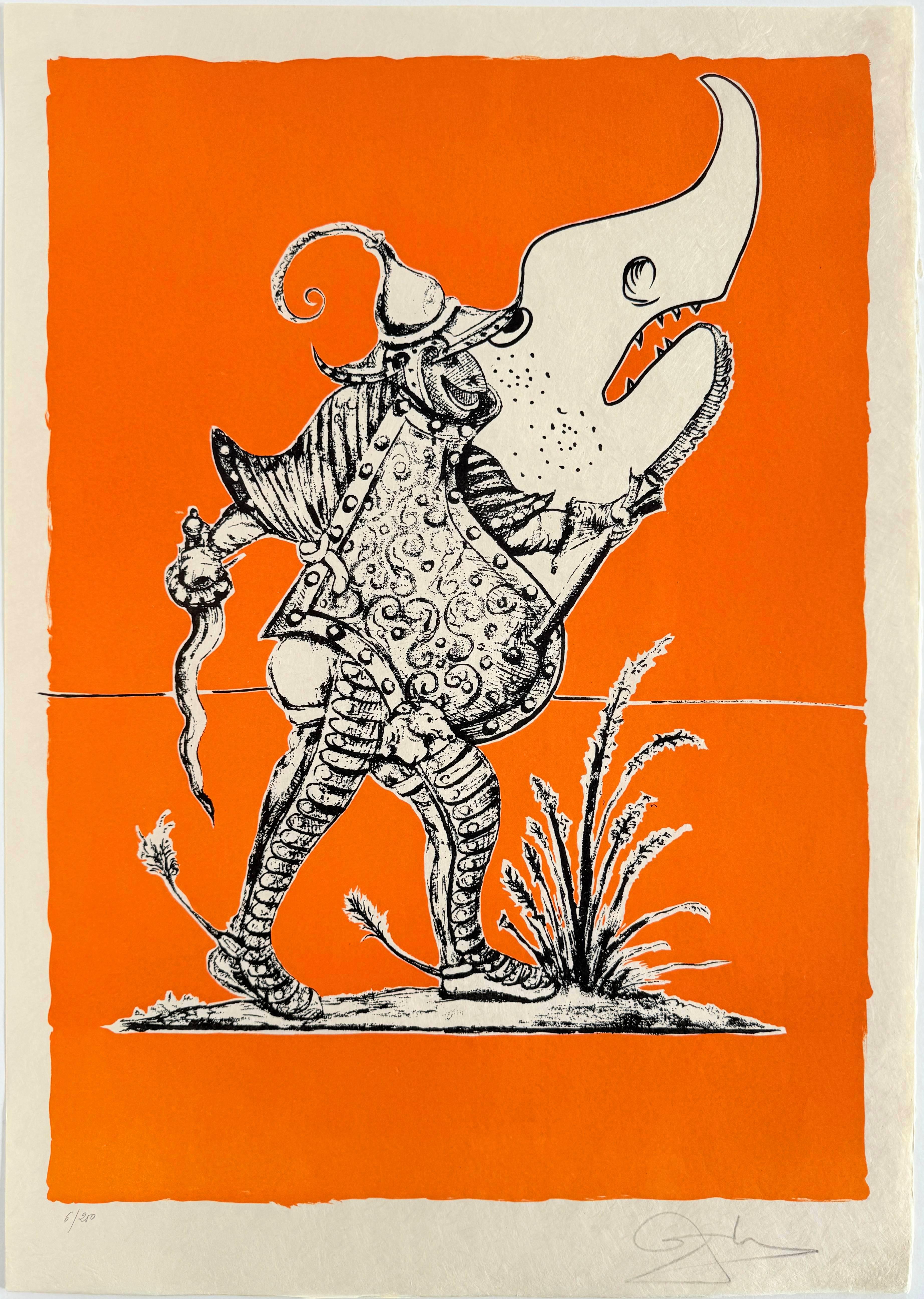 Les Songes Drôlatiques de Pantagruel, Planche XXIV - Print de Salvador Dalí