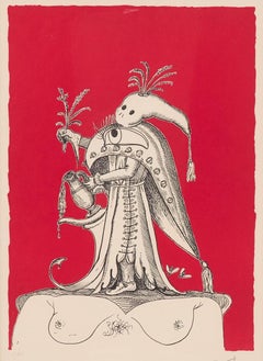 Les Songes Drolatiques de Pantagruel Lithograph, Surrealist, 1970s