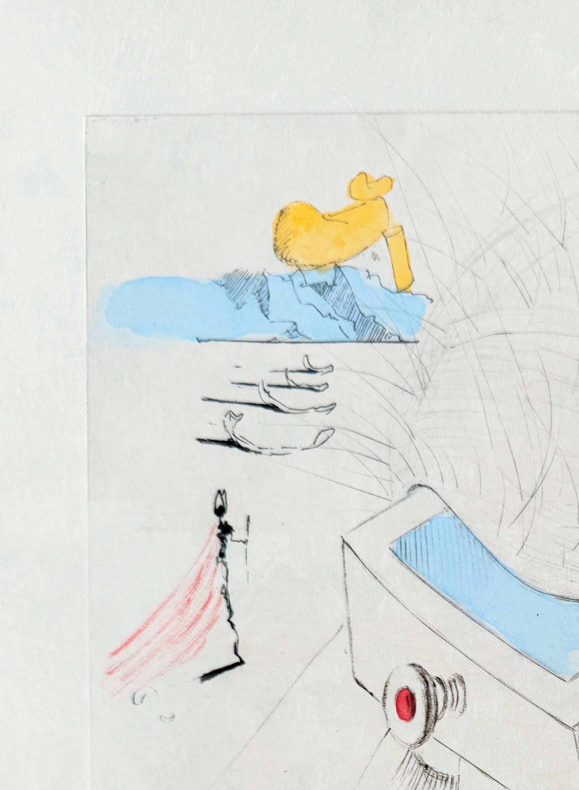 Les Tiroirs - Print by Salvador Dalí