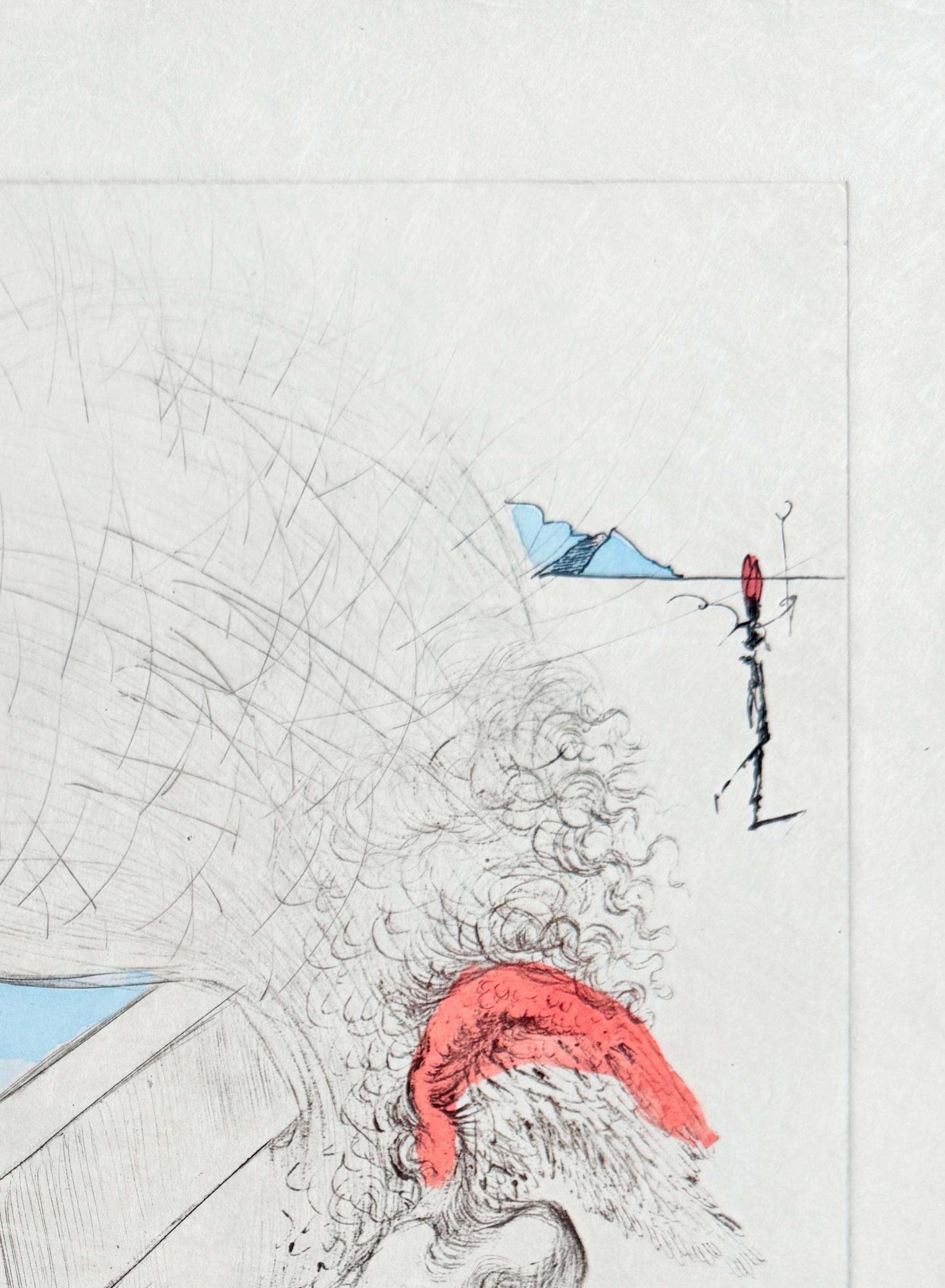 Les Tiroirs - Surrealist Print by Salvador Dalí