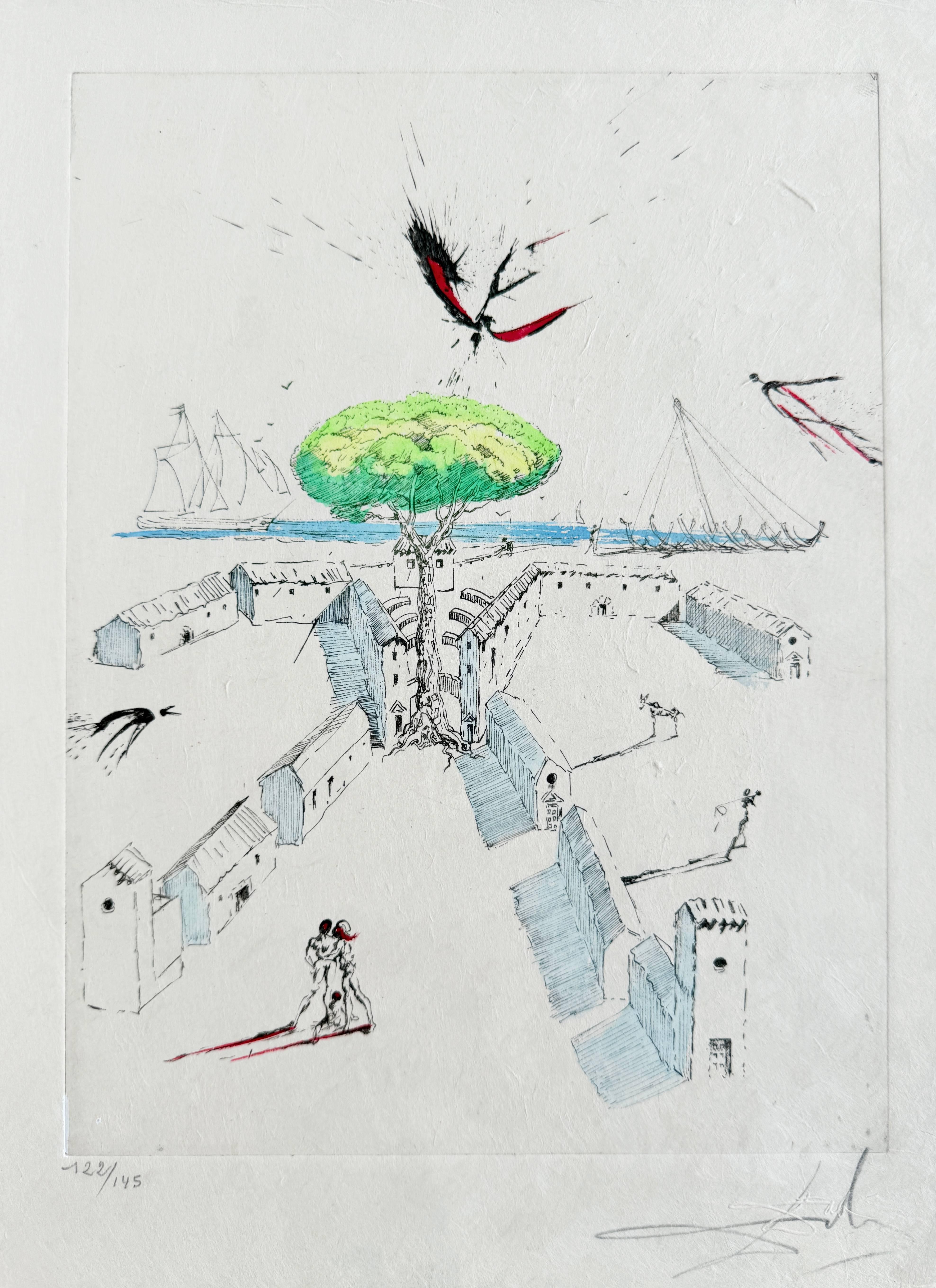 Print Salvador Dalí - Les Tranchées