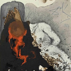 Lesus Flagellatus - Lithograph - 1964