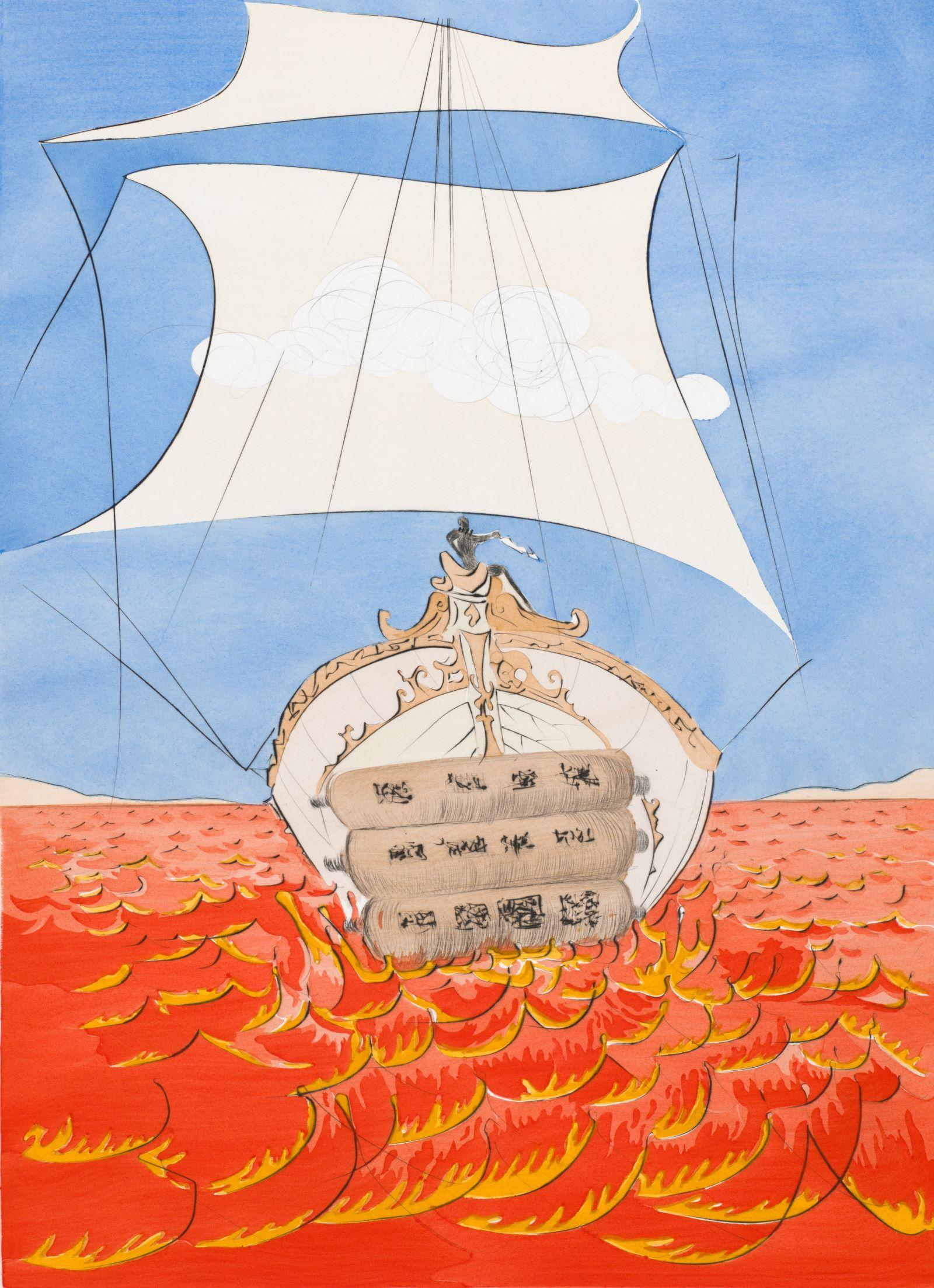 Levi (Trois tribus d'Israël), 1973 - Print de Salvador Dalí