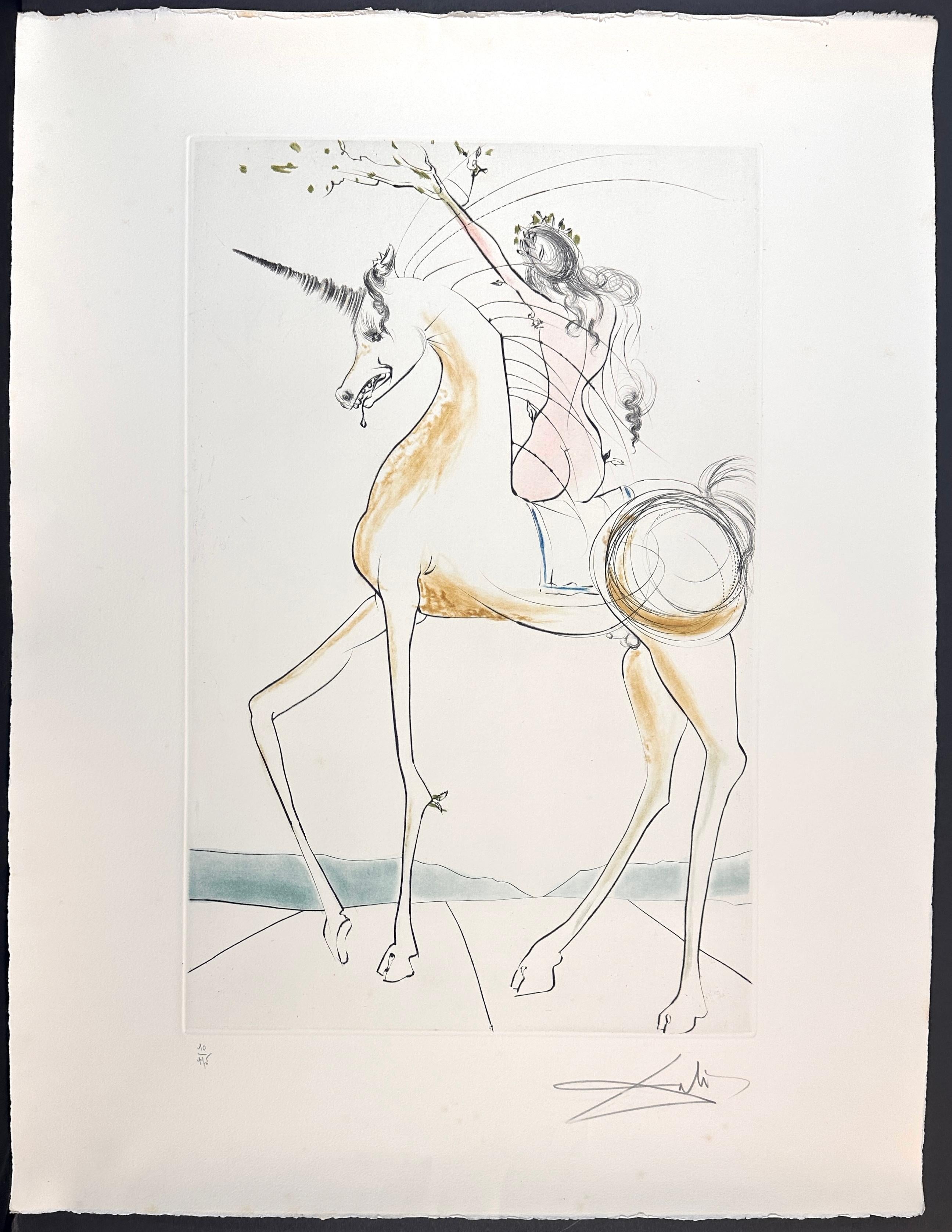 Salvador Dalí Print – Licone und Gangaride
