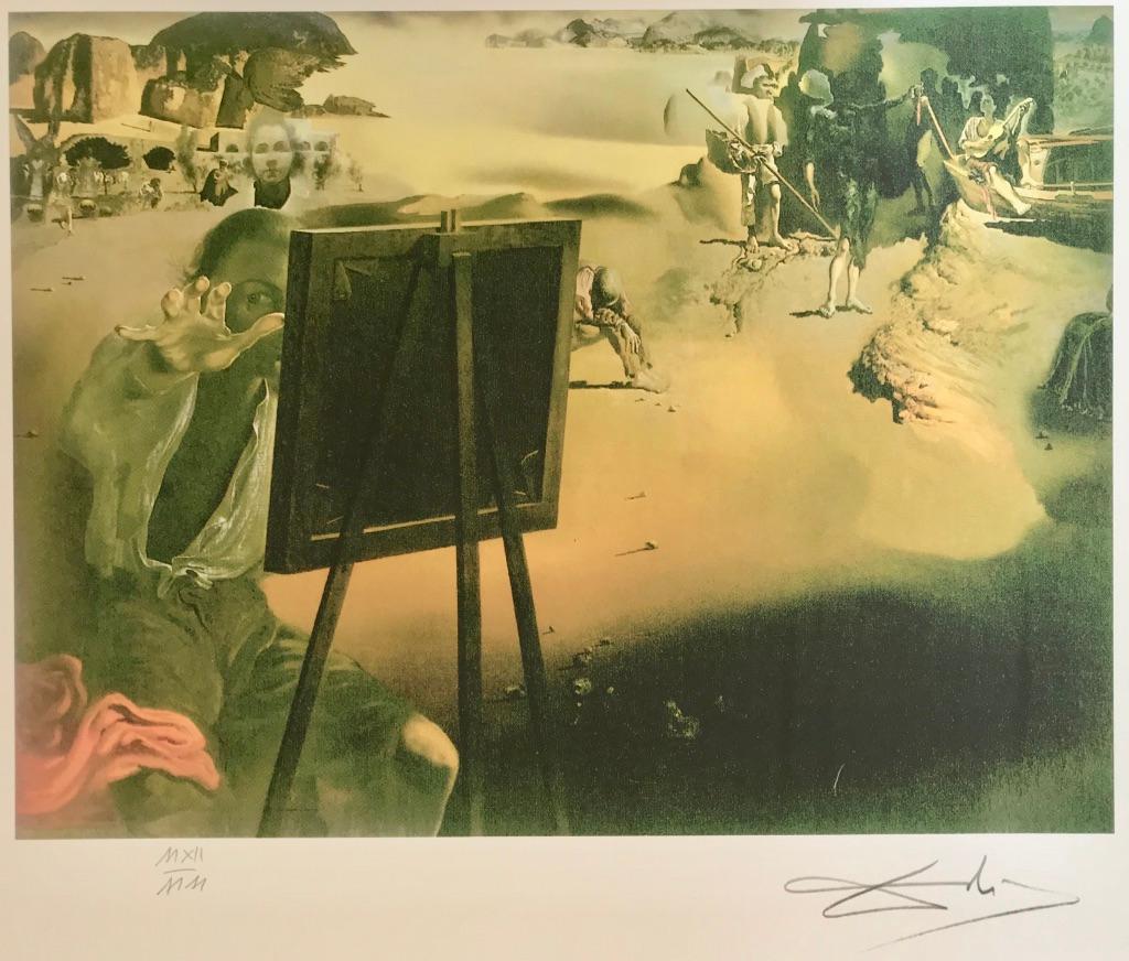Salvador Dalí Portrait Print - L'Impression d'Afrique
