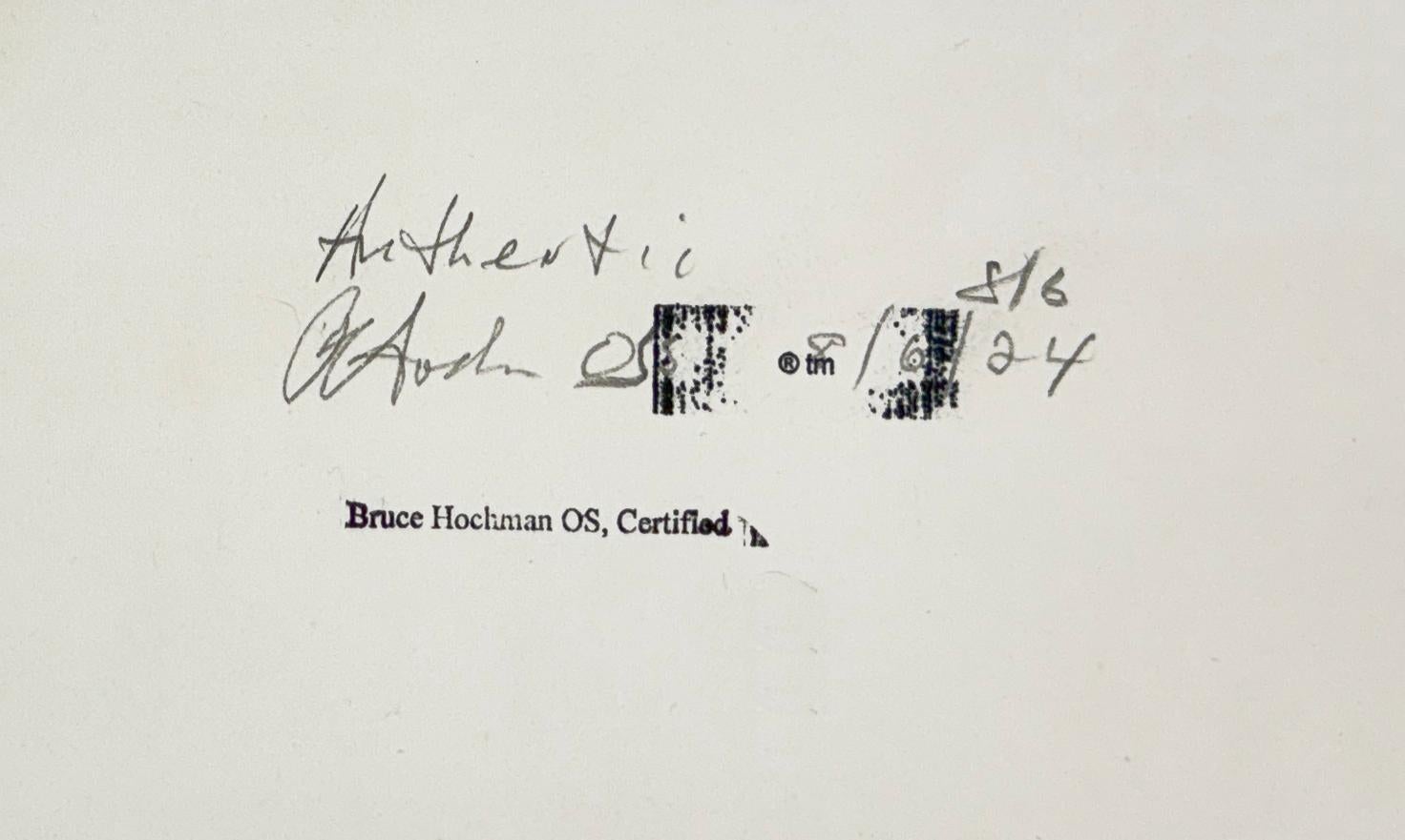 Lincoln In Dalivision (authenticated hand signed photolithograph) - Black Portrait Print by Salvador Dalí