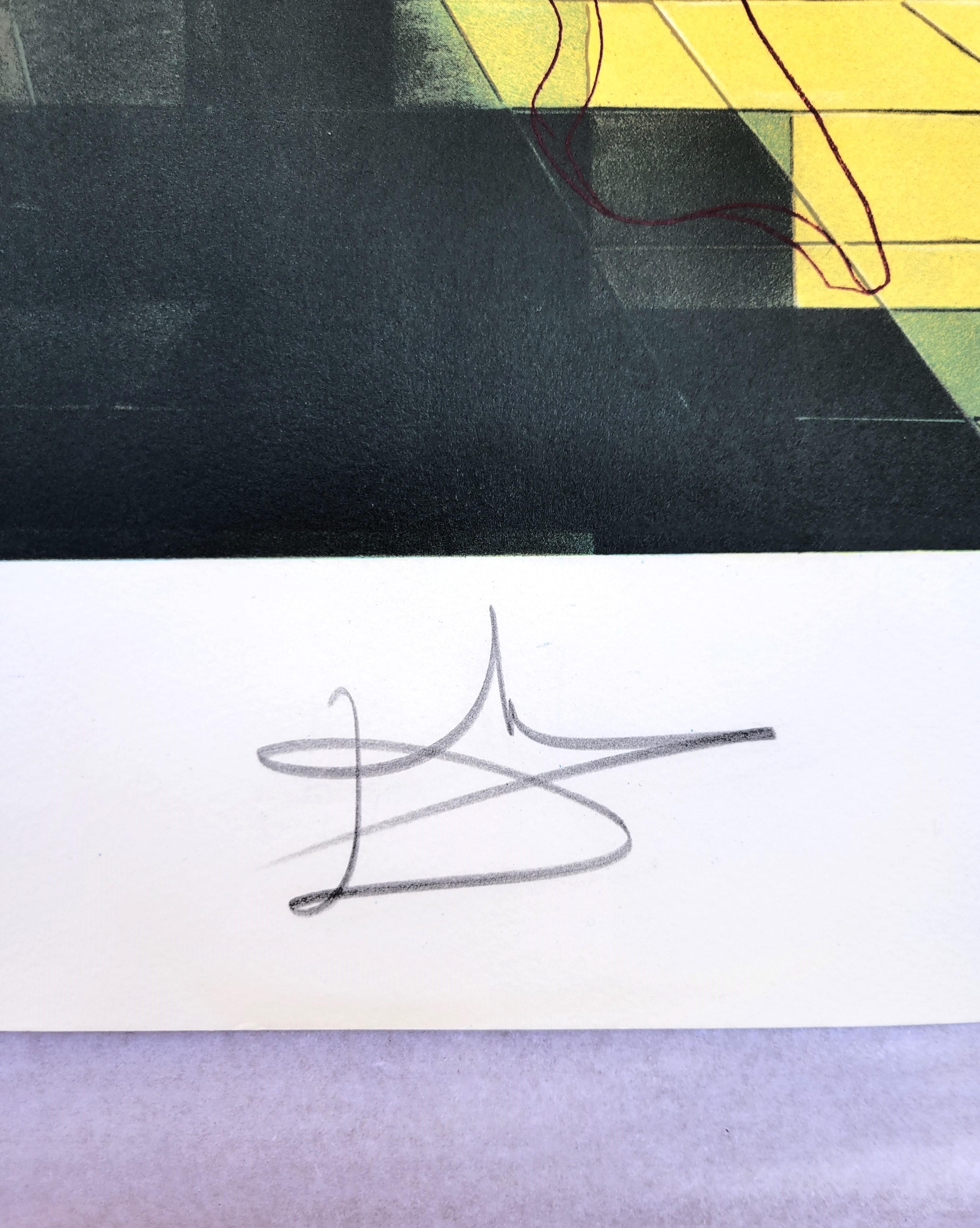 Lincoln in Dalívision /// Salvador Dalí Abraham Lincoln Surrealismus Lithographie im Angebot 8