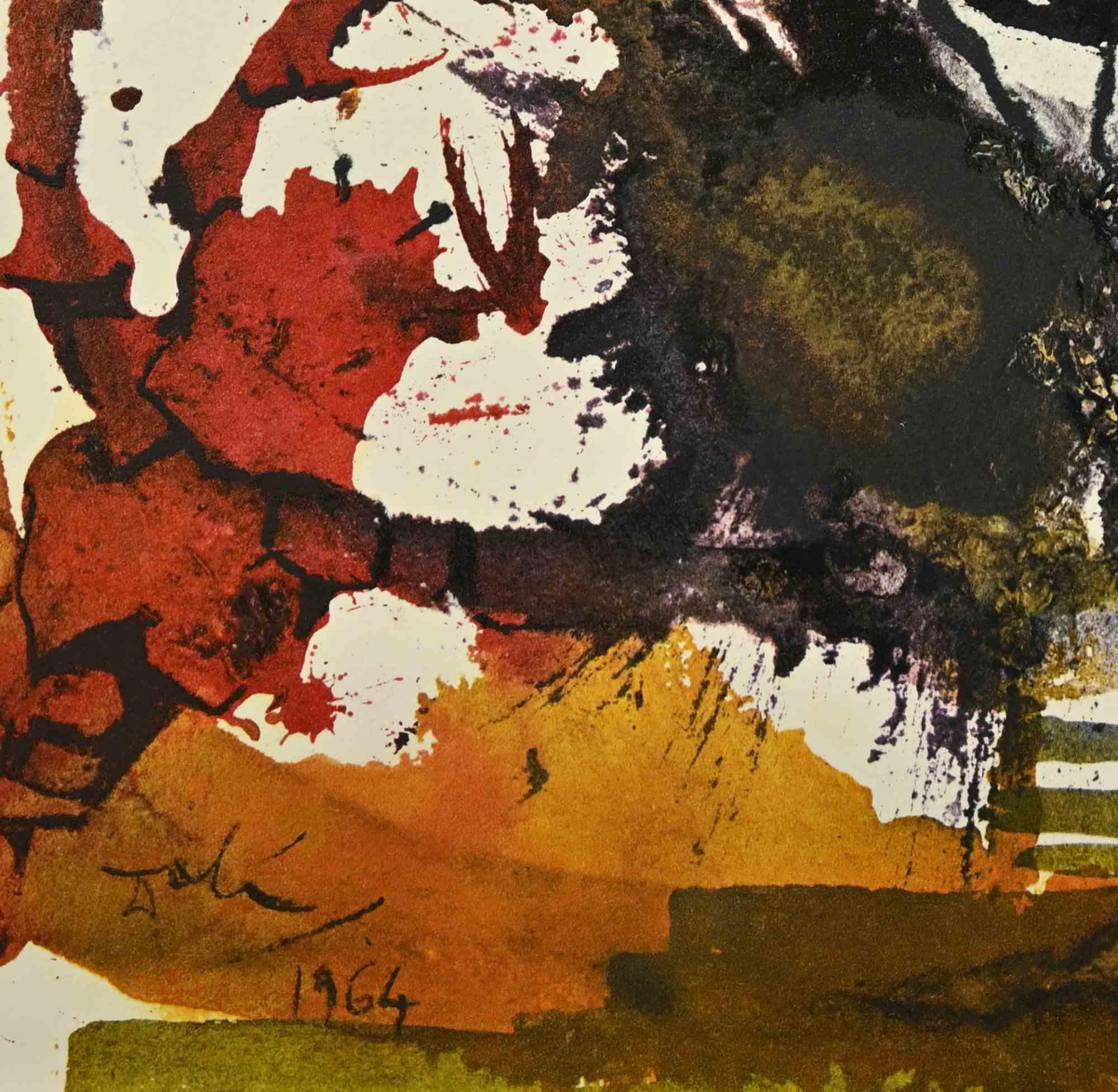 Linea Electa - Lithograph - 1964 - Print by Salvador Dalí